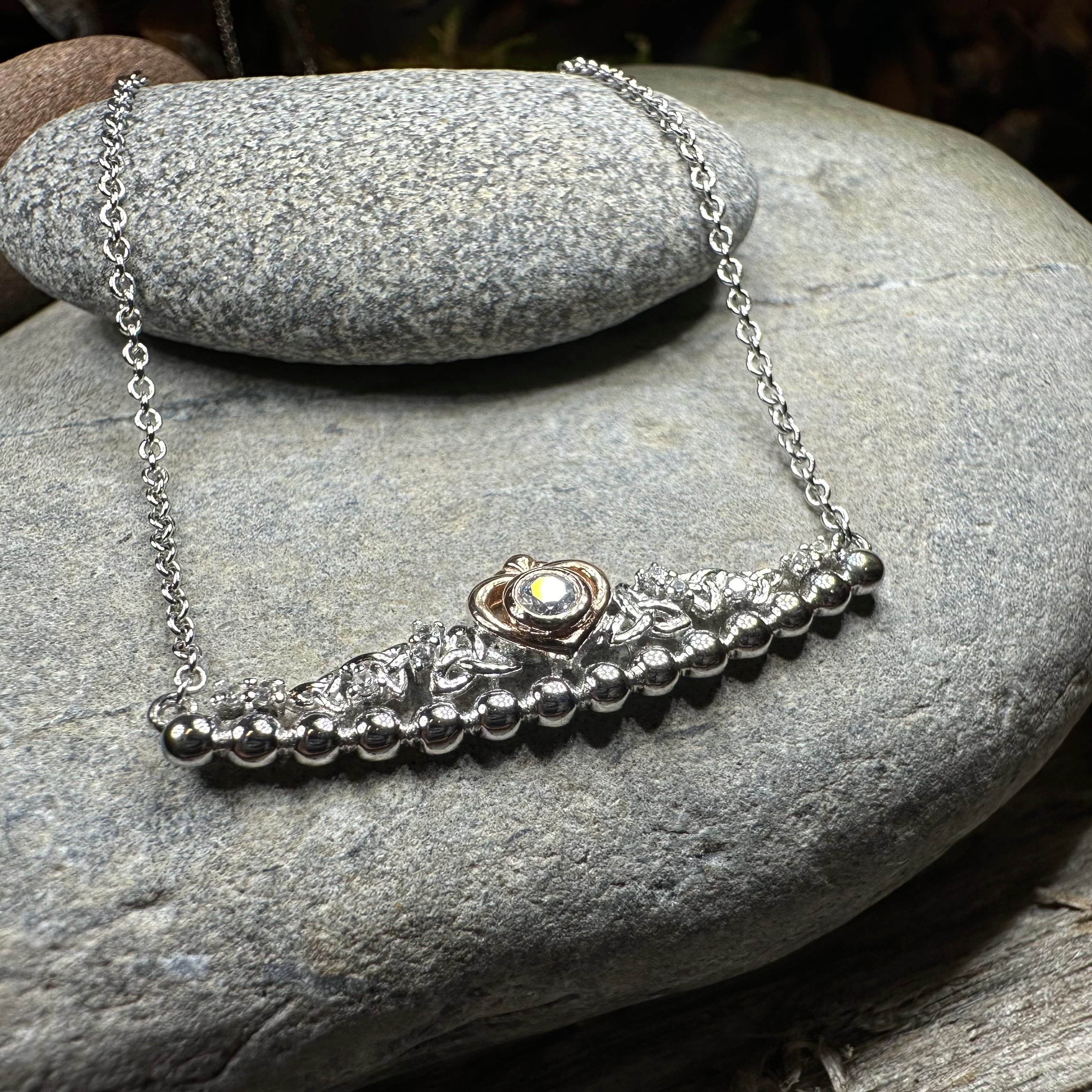 Celtic Princess Heart Necklace