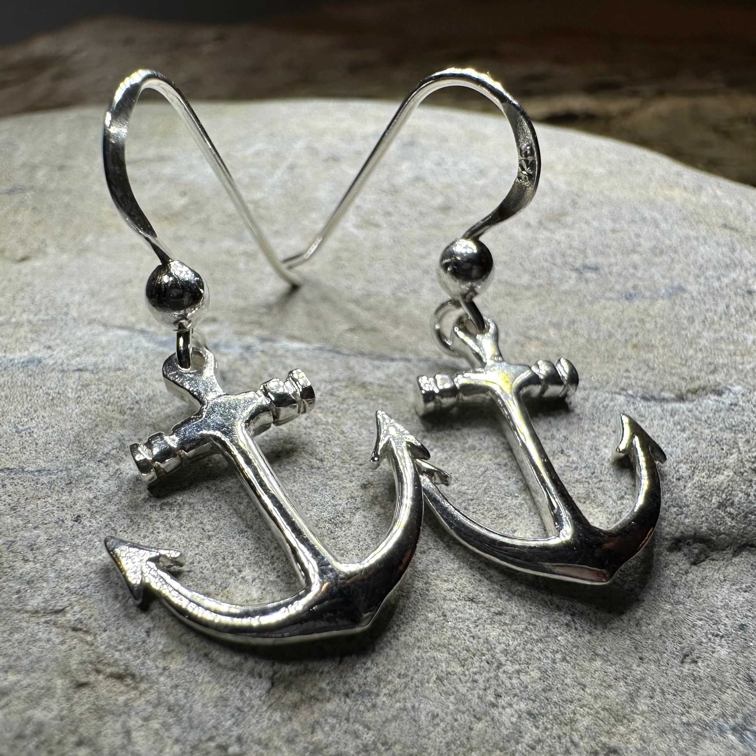Smooth Sailing Anchor Earrings