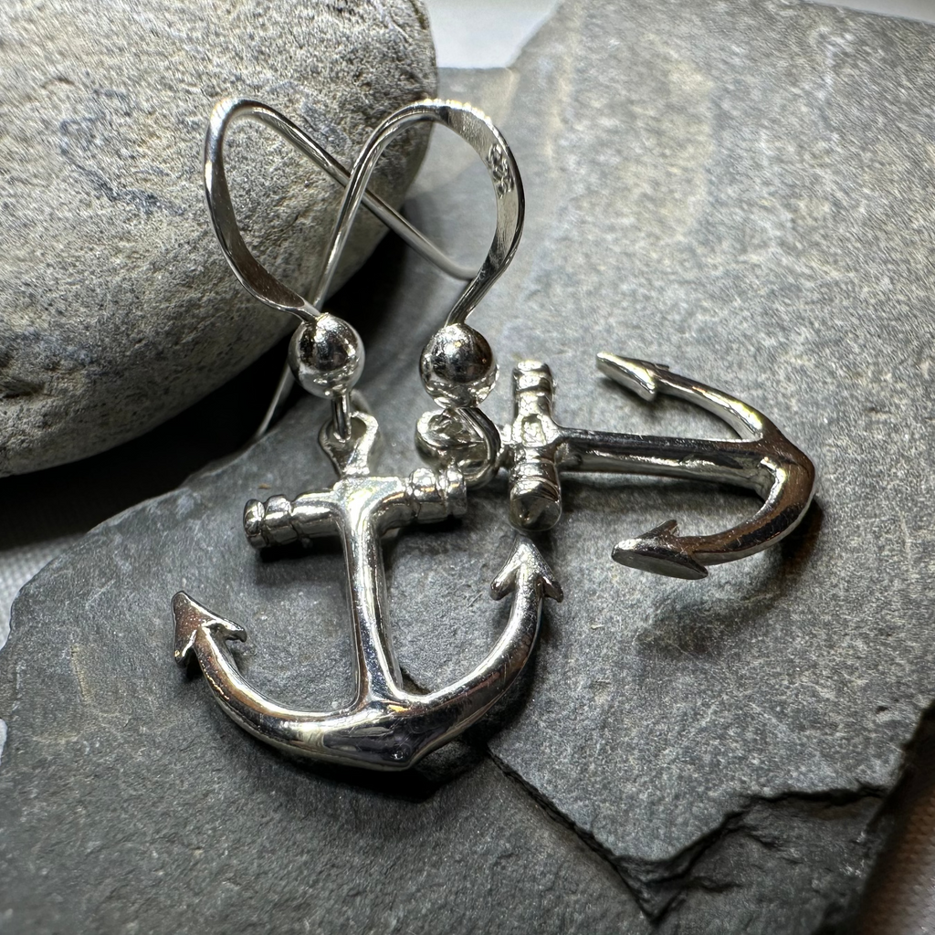 Smooth Sailing Anchor Earrings