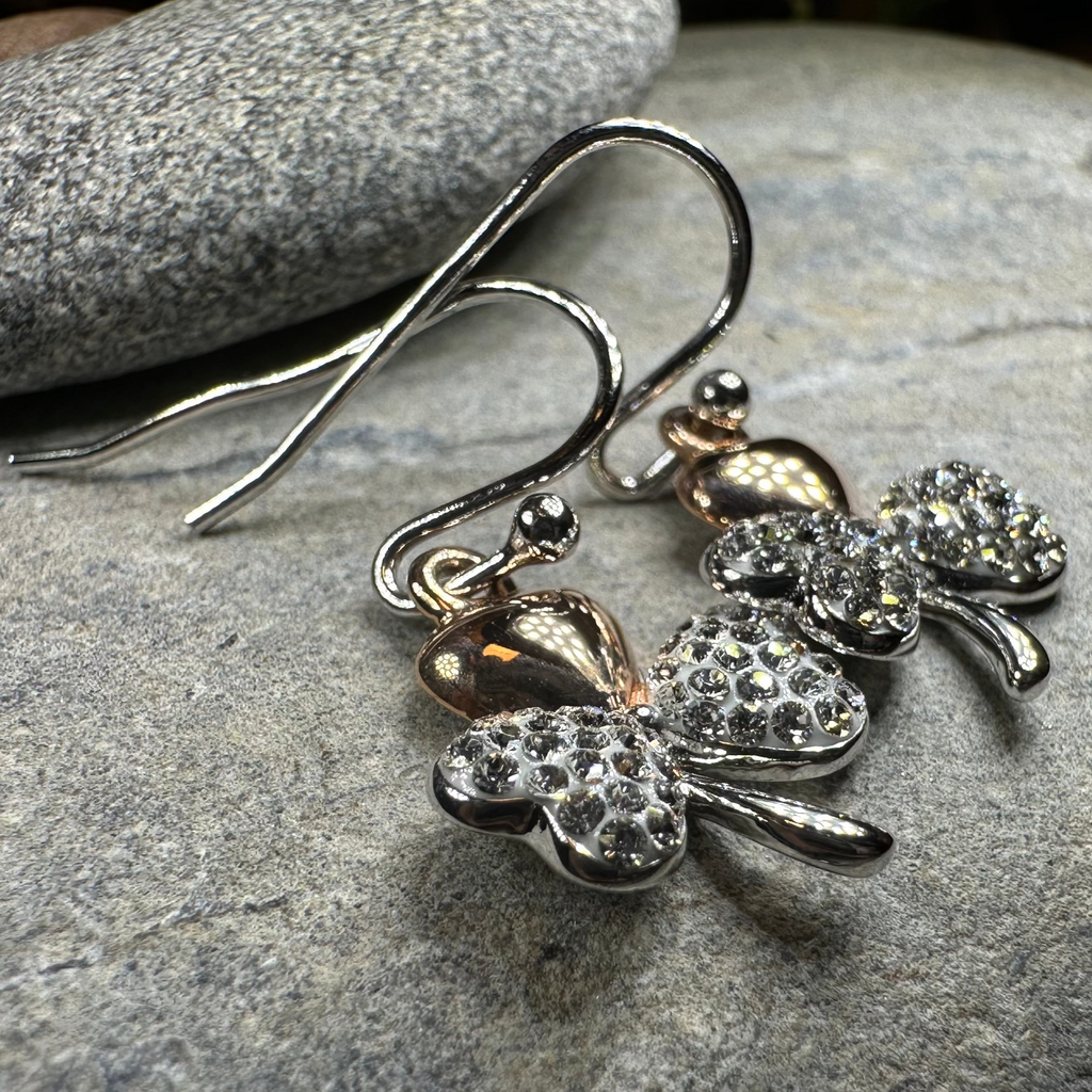 Elegant Shamrock Earrings