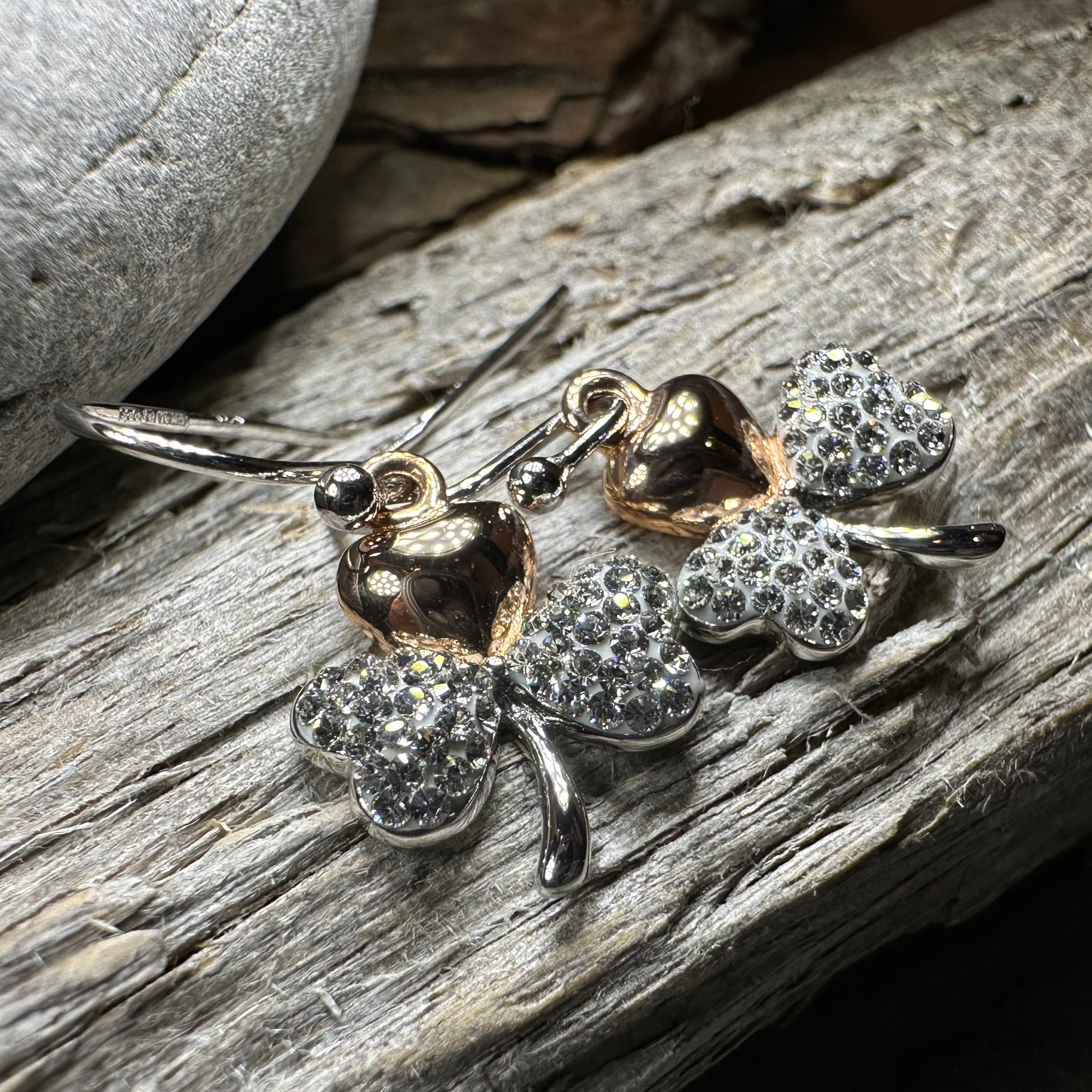 Elegant Shamrock Earrings