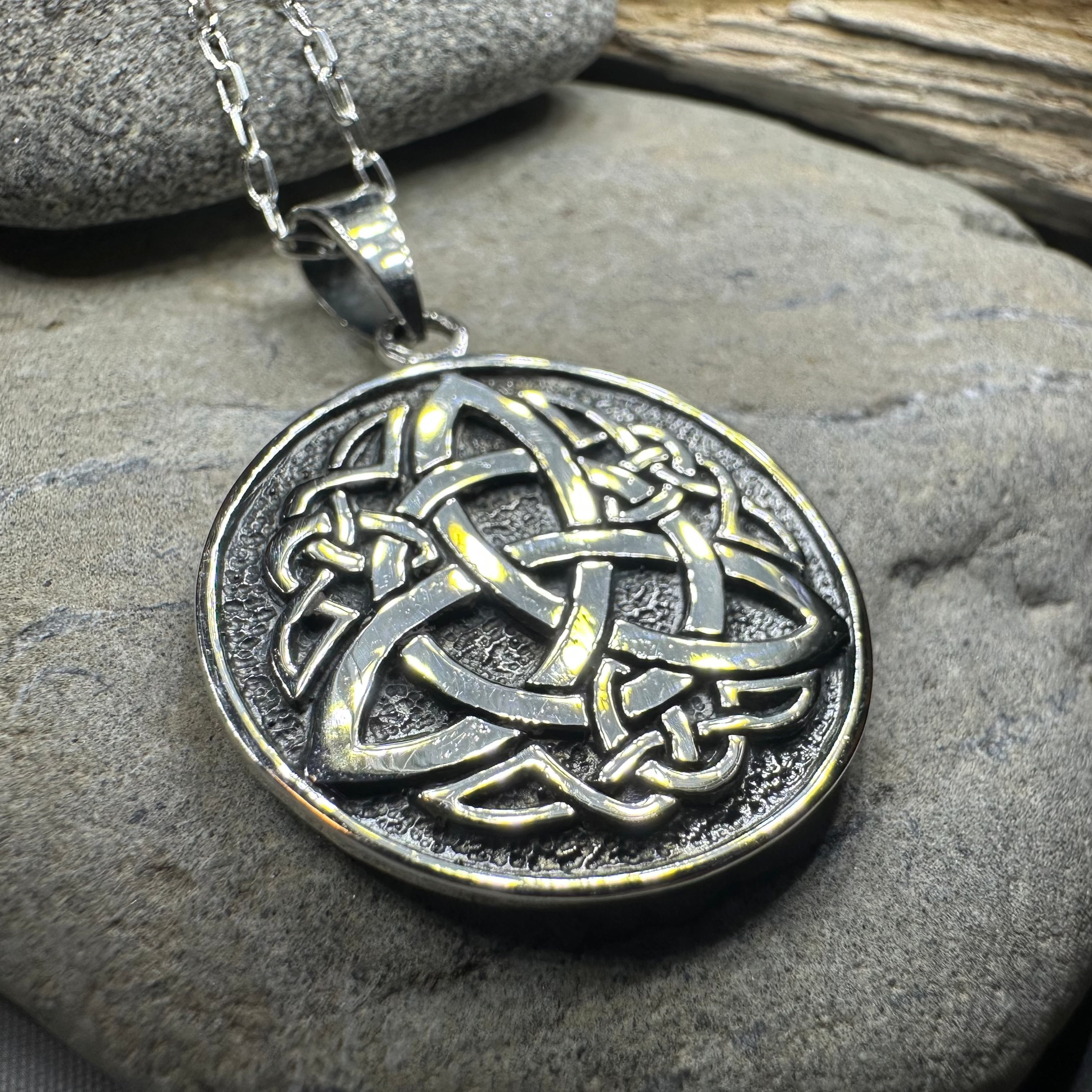 Stormfront Celtic Knot Necklace