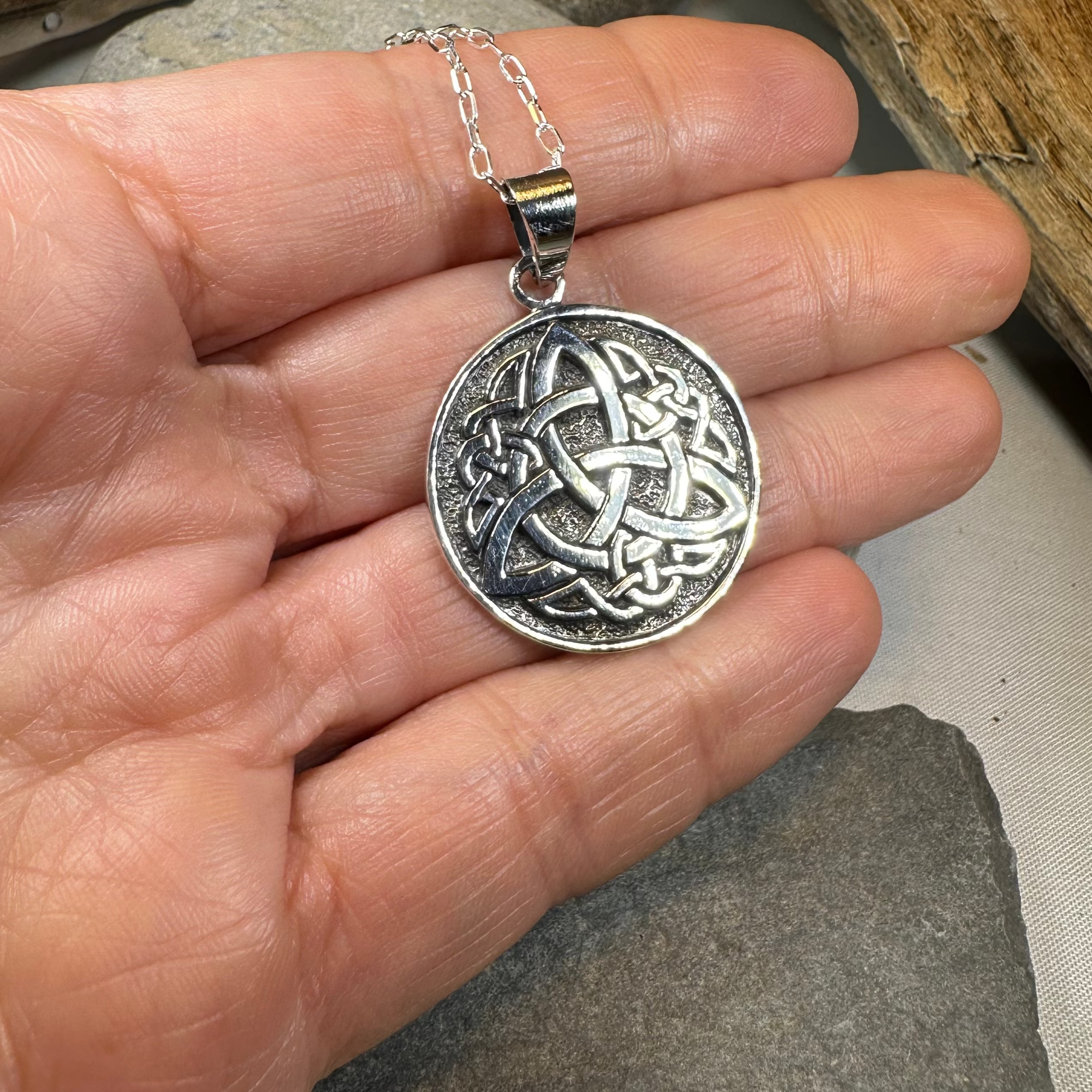 Stormfront Celtic Knot Necklace