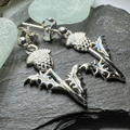 Realistic Thistle Earrings — Perfect Gift