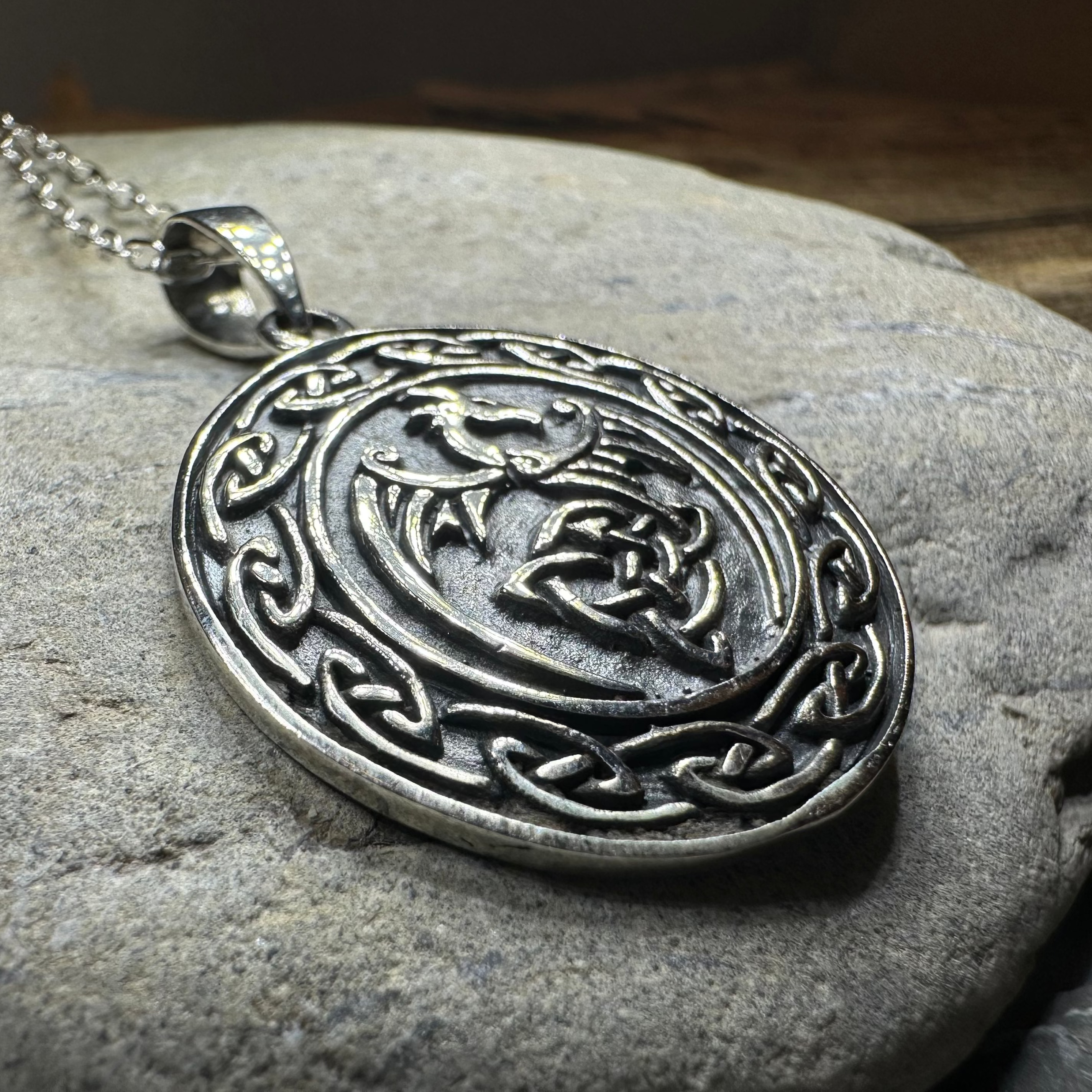 Rixon Celtic Dragon Necklace