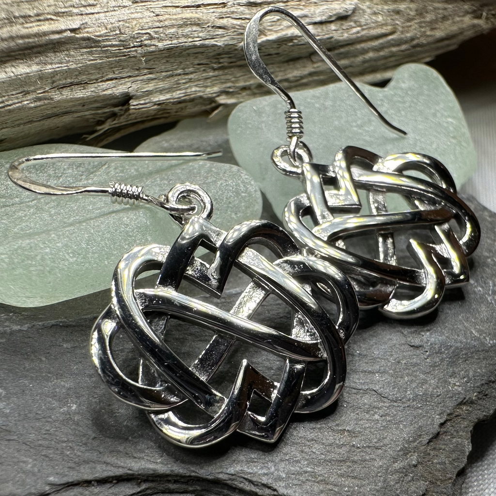 Infinite Love Heart Earrings