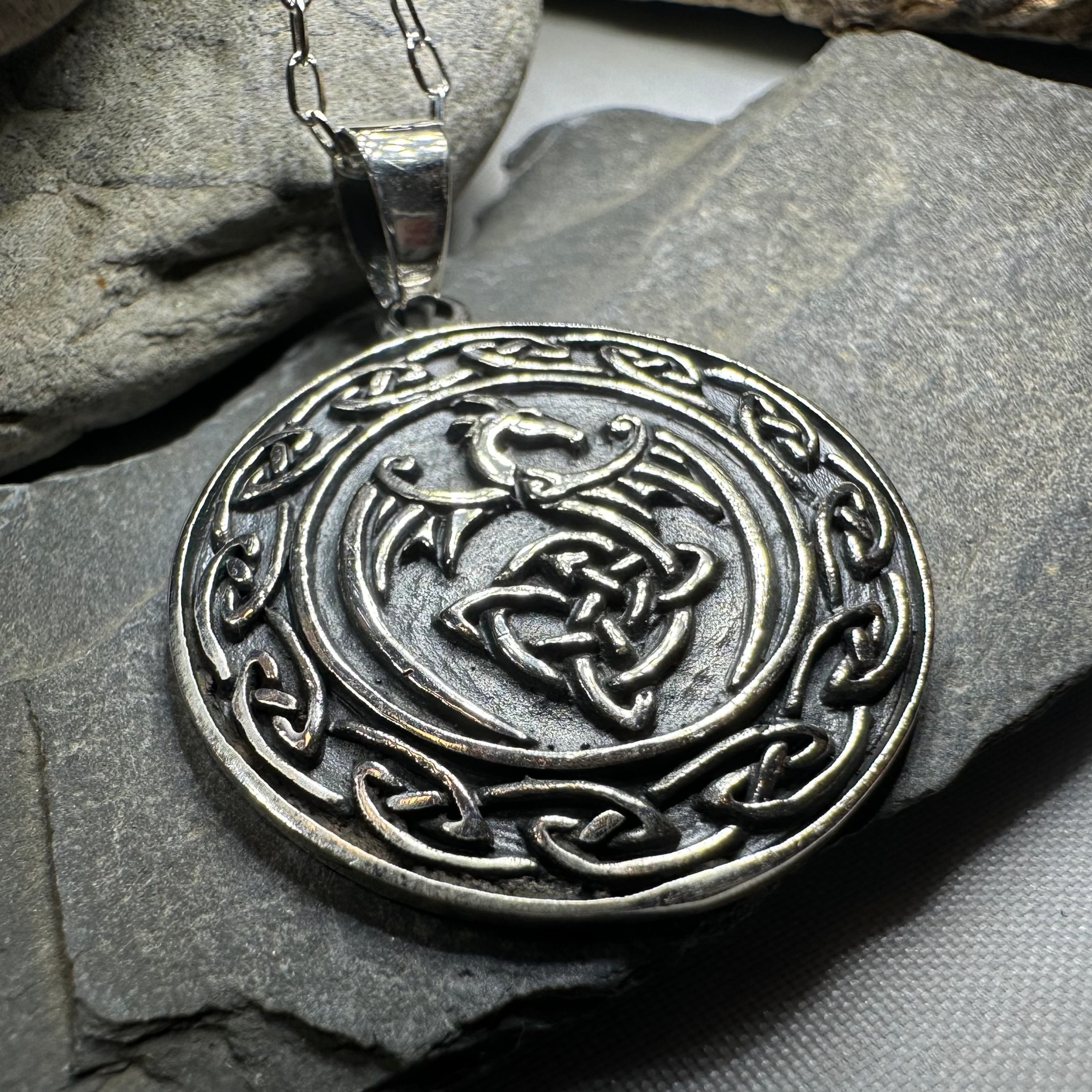 Rixon Celtic Dragon Necklace