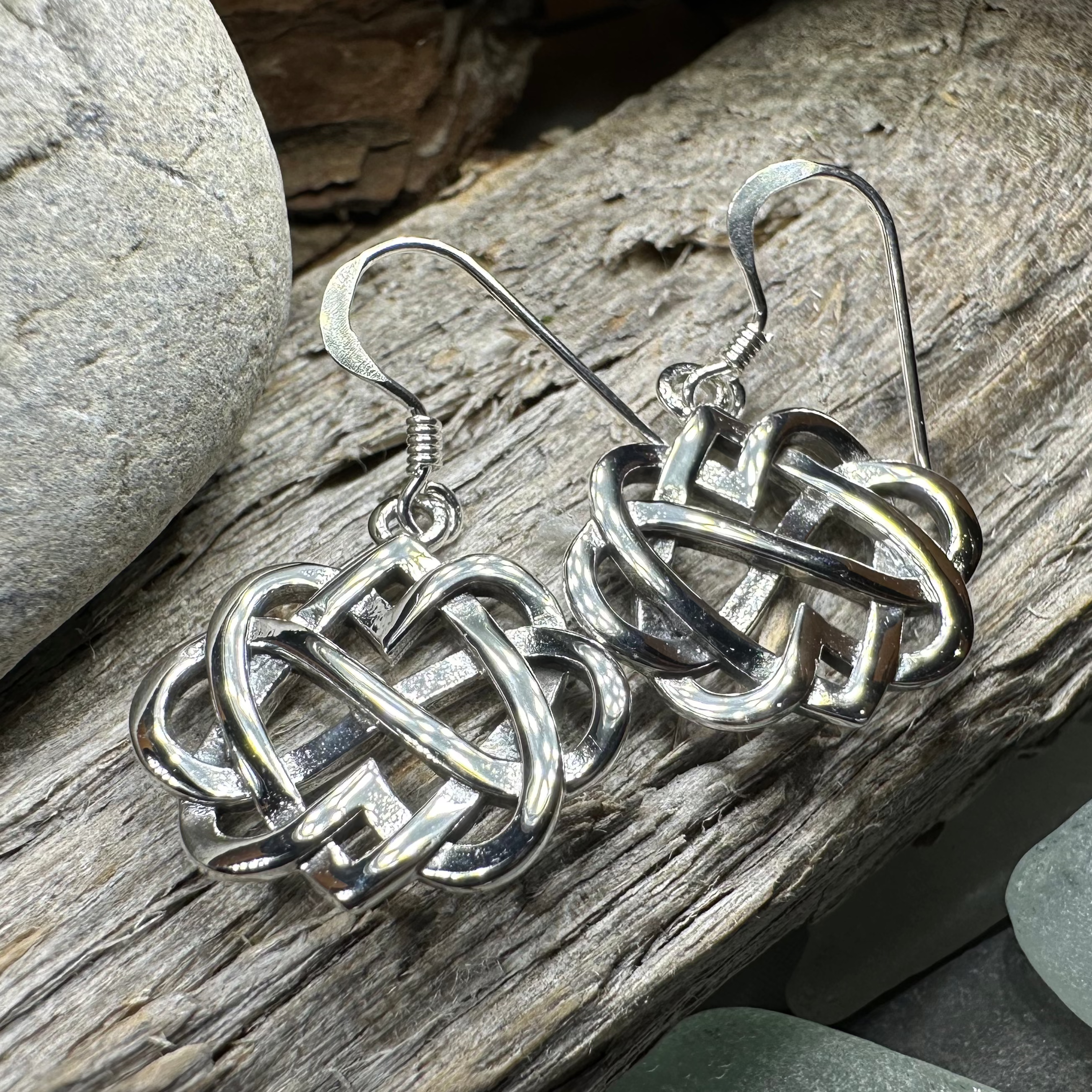 Infinite Love Heart Earrings