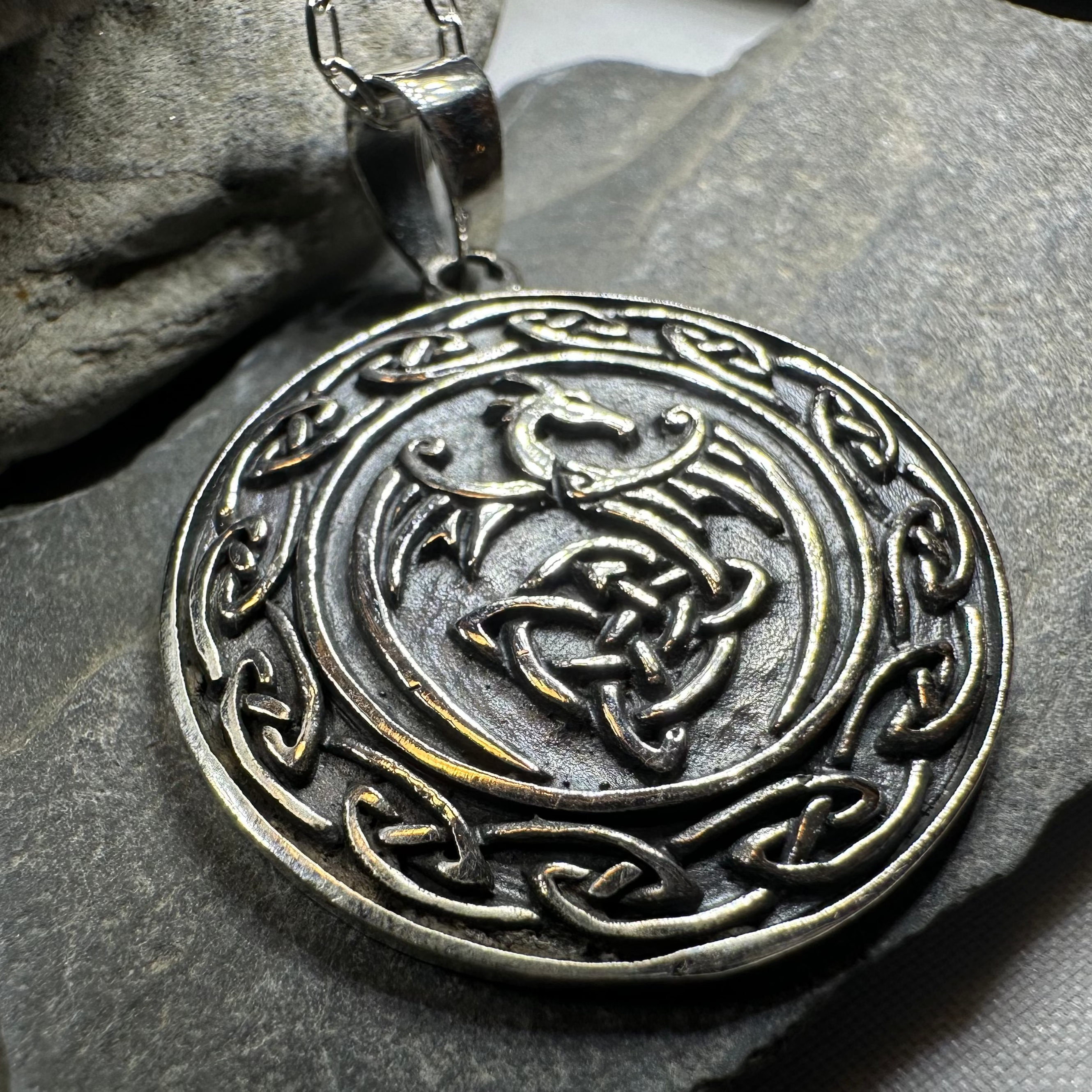 Rixon Celtic Dragon Necklace