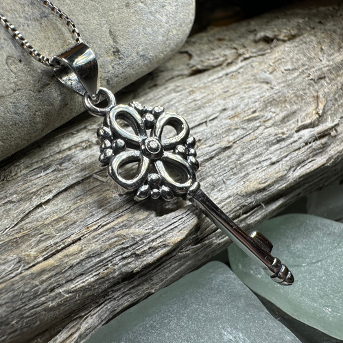 Adele Celtic Key Necklace