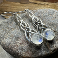 Marion Celtic Moonstone Earrings