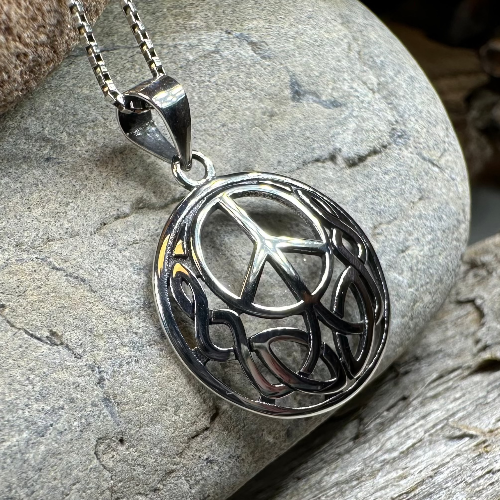 Peace Sign Necklace