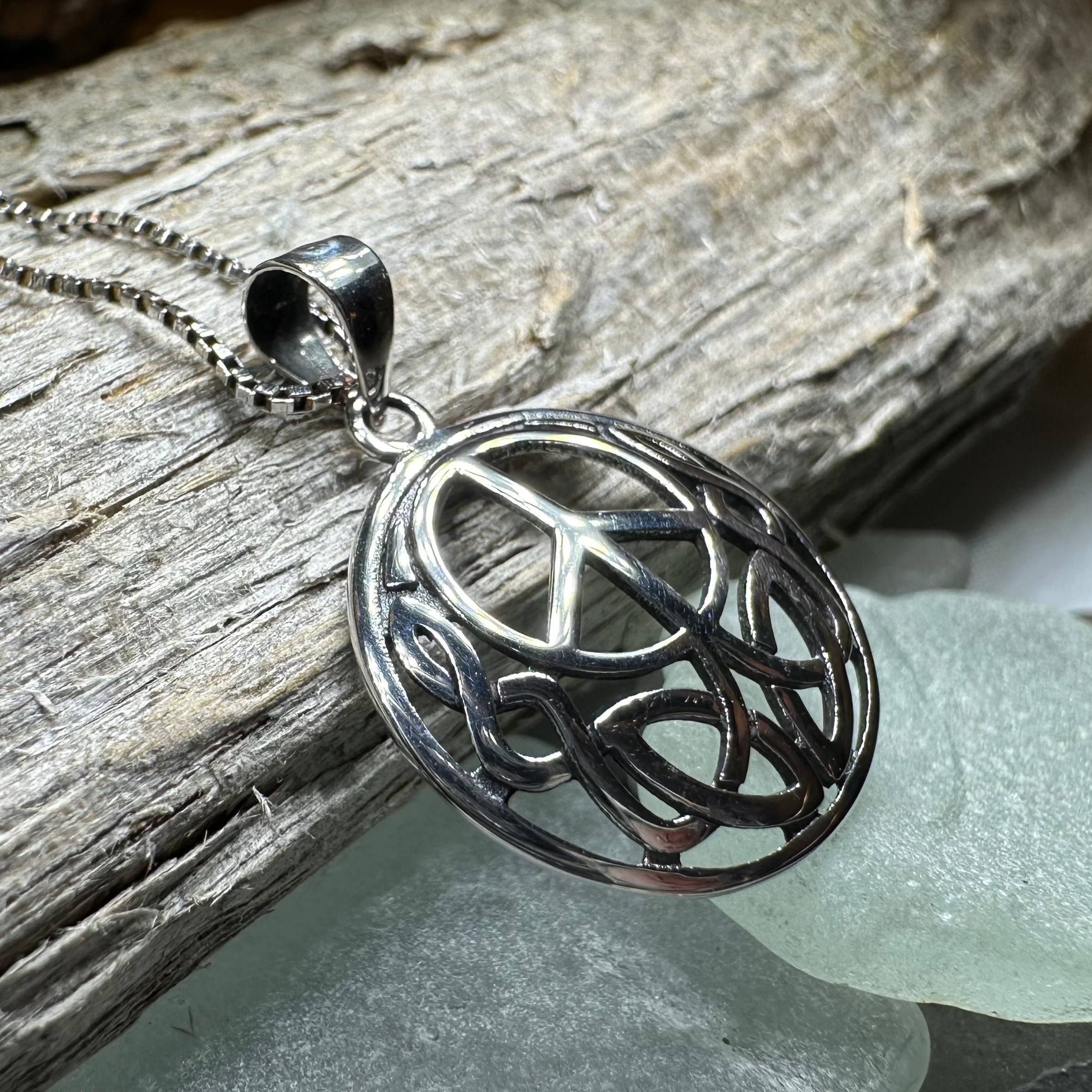 Peace Sign Necklace