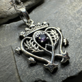Amethyst Luckenbooth Necklace