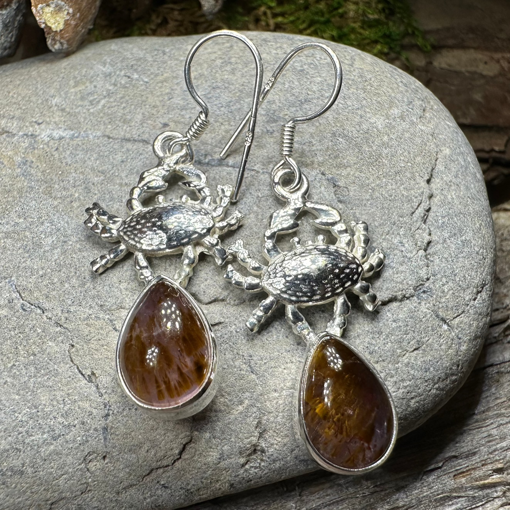 Seychelles Crab Earrings