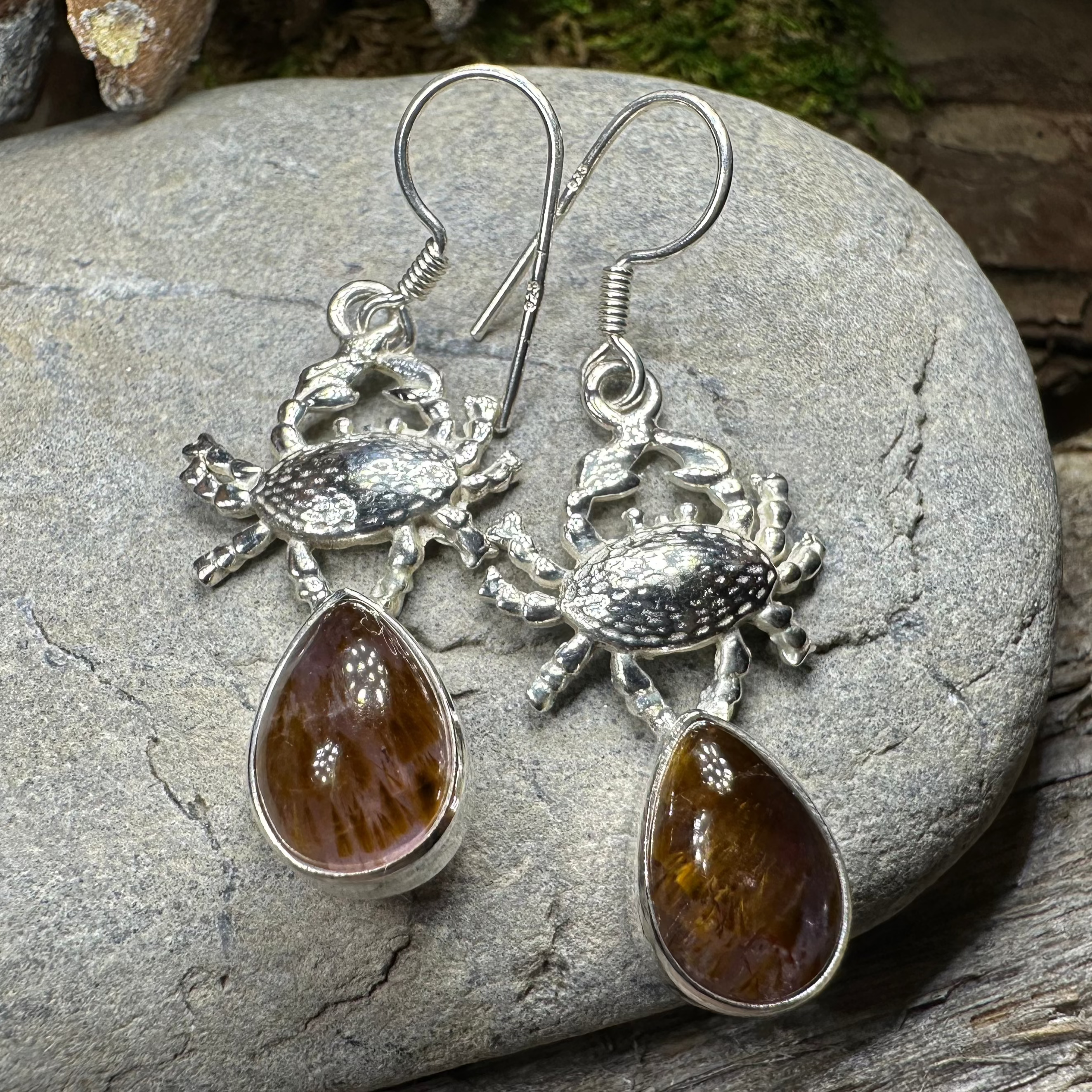 Seychelles Crab Earrings