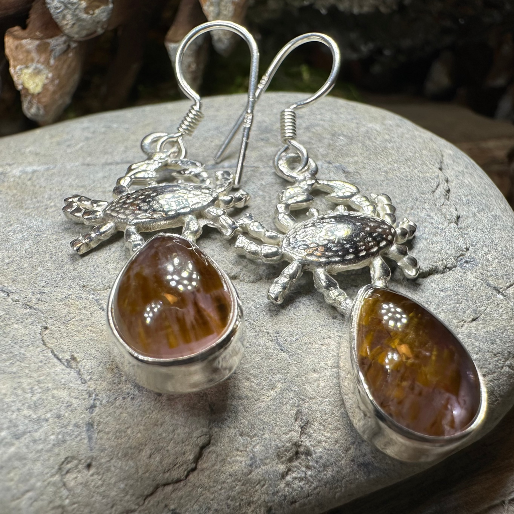 Seychelles Crab Earrings