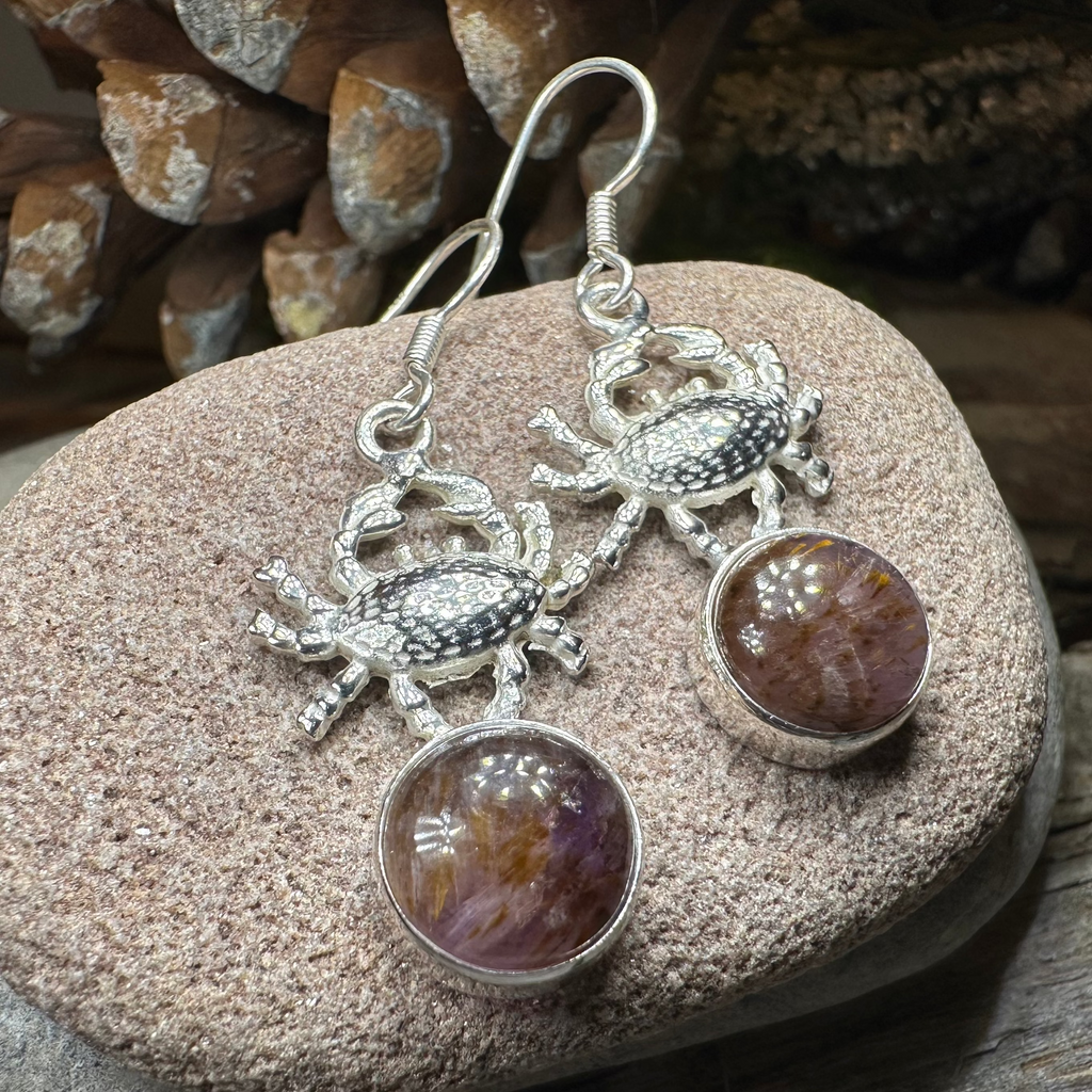Seychelles Crab Earrings
