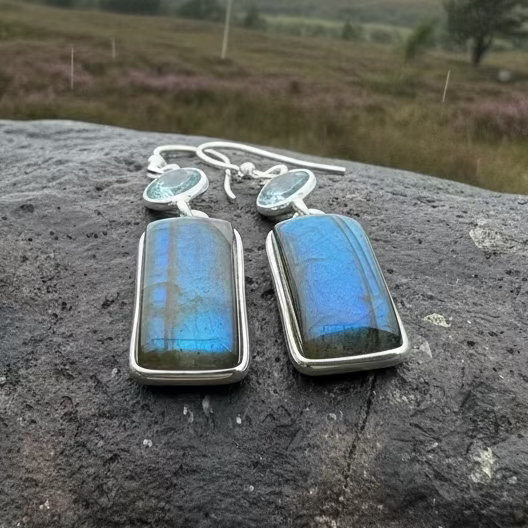 Celtic Waters Labradorite Earrings