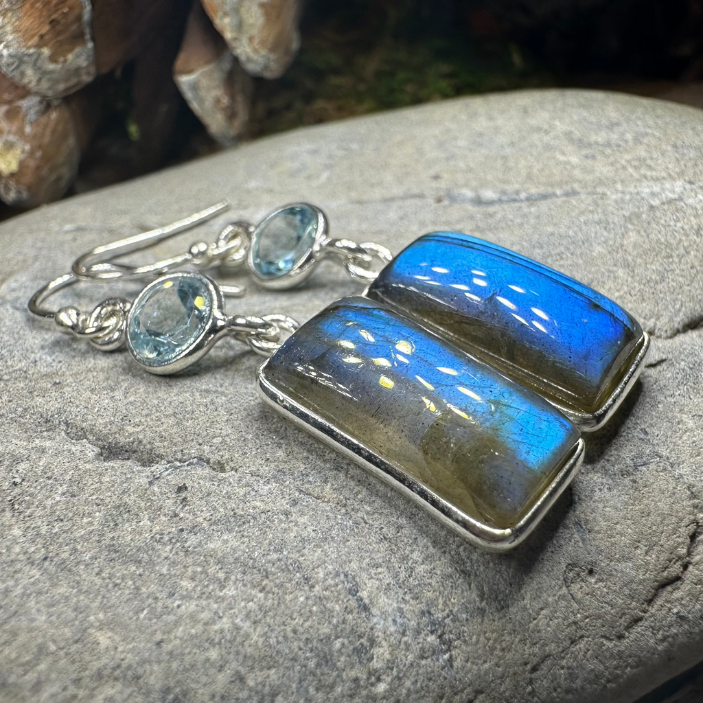 Celtic Waters Labradorite Earrings