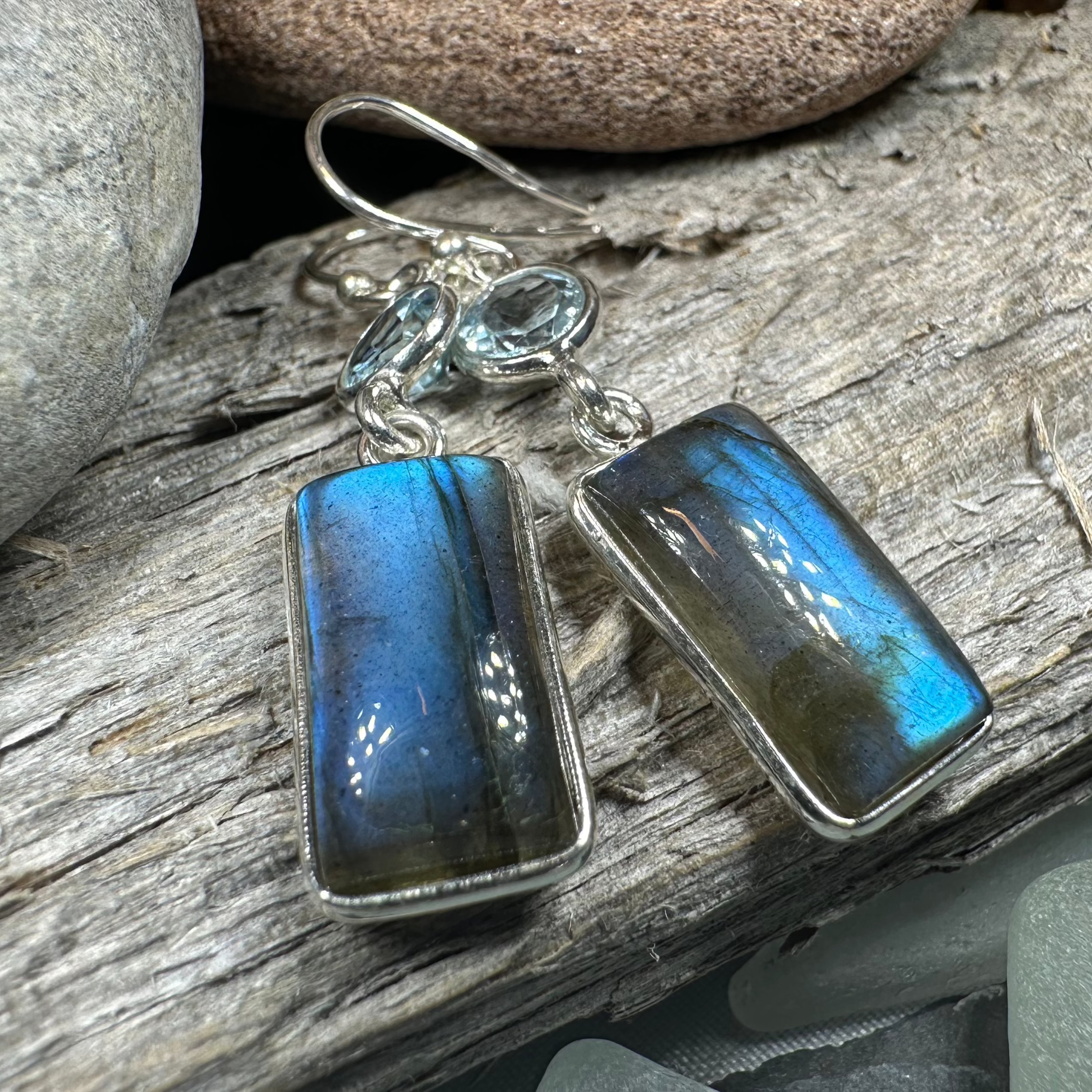 Celtic Waters Labradorite Earrings