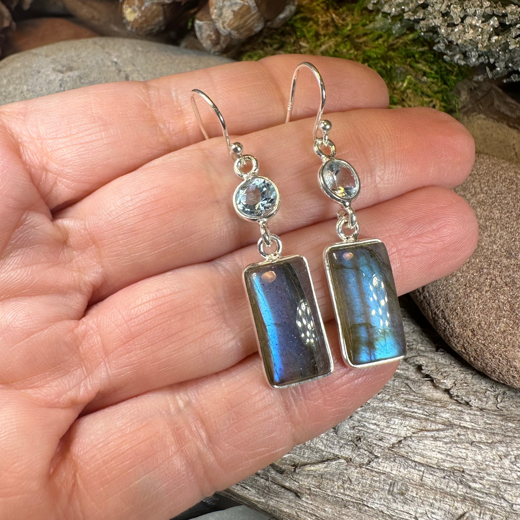 Celtic Waters Labradorite Earrings