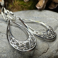 Celtic Elegance Leverback Earrings - Made in Ireland