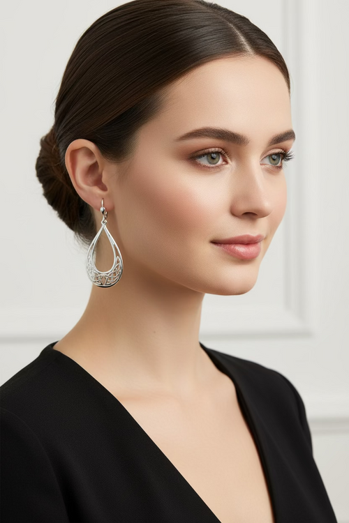 Celtic Elegance Leverback Earrings - Made in Ireland