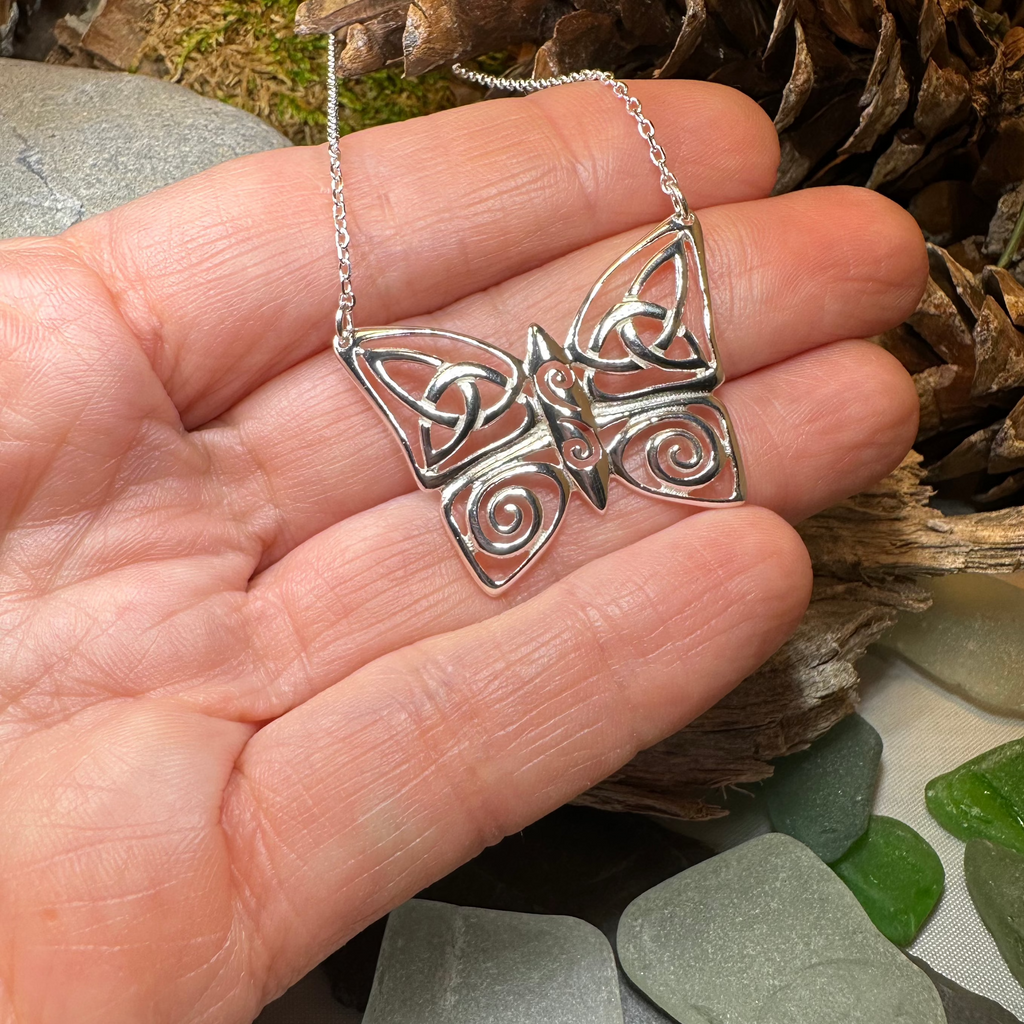 Sireena Butterfly Necklace - Made in Ireland