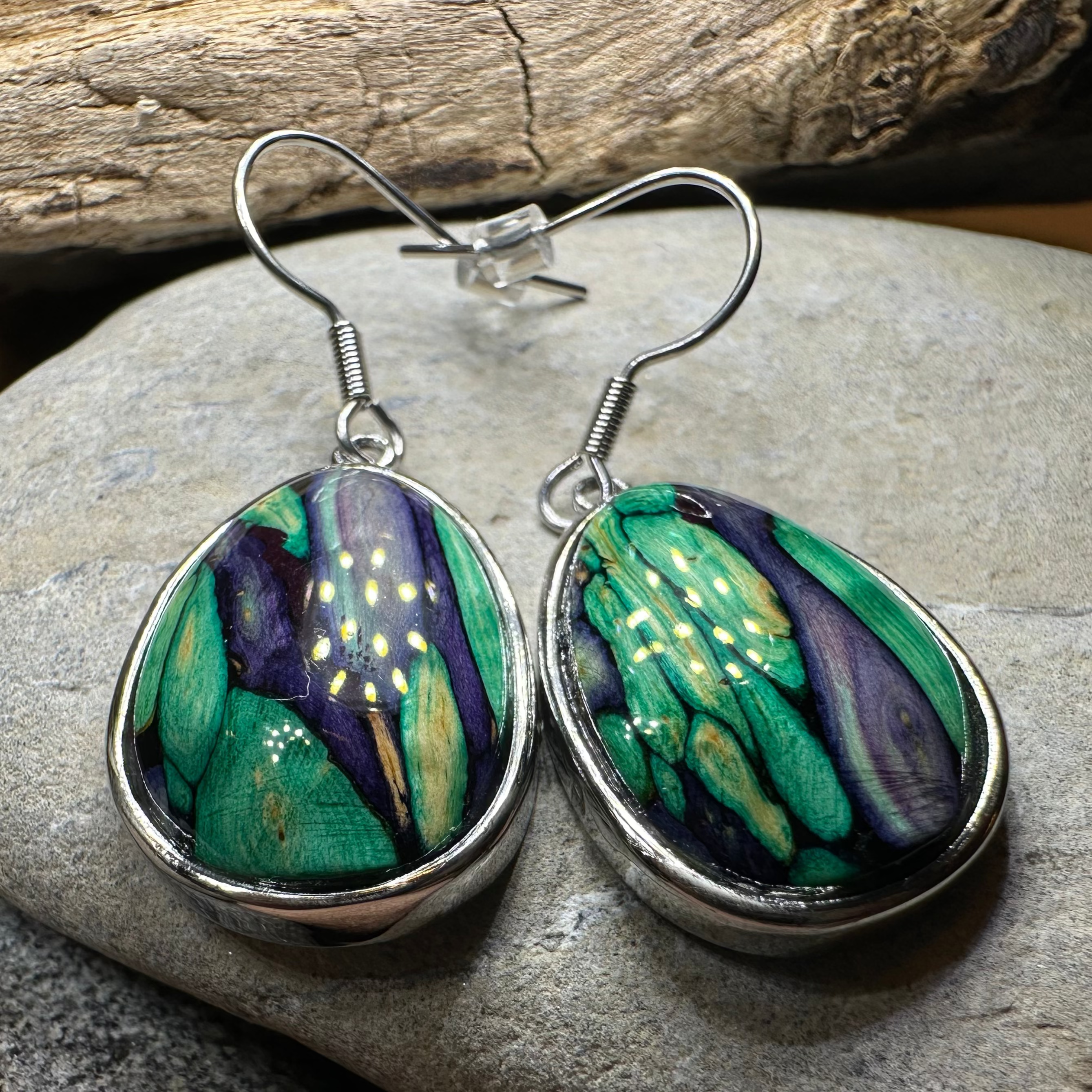 Scottish Heathergems Organic Earrings ~ Handmade in Scotland