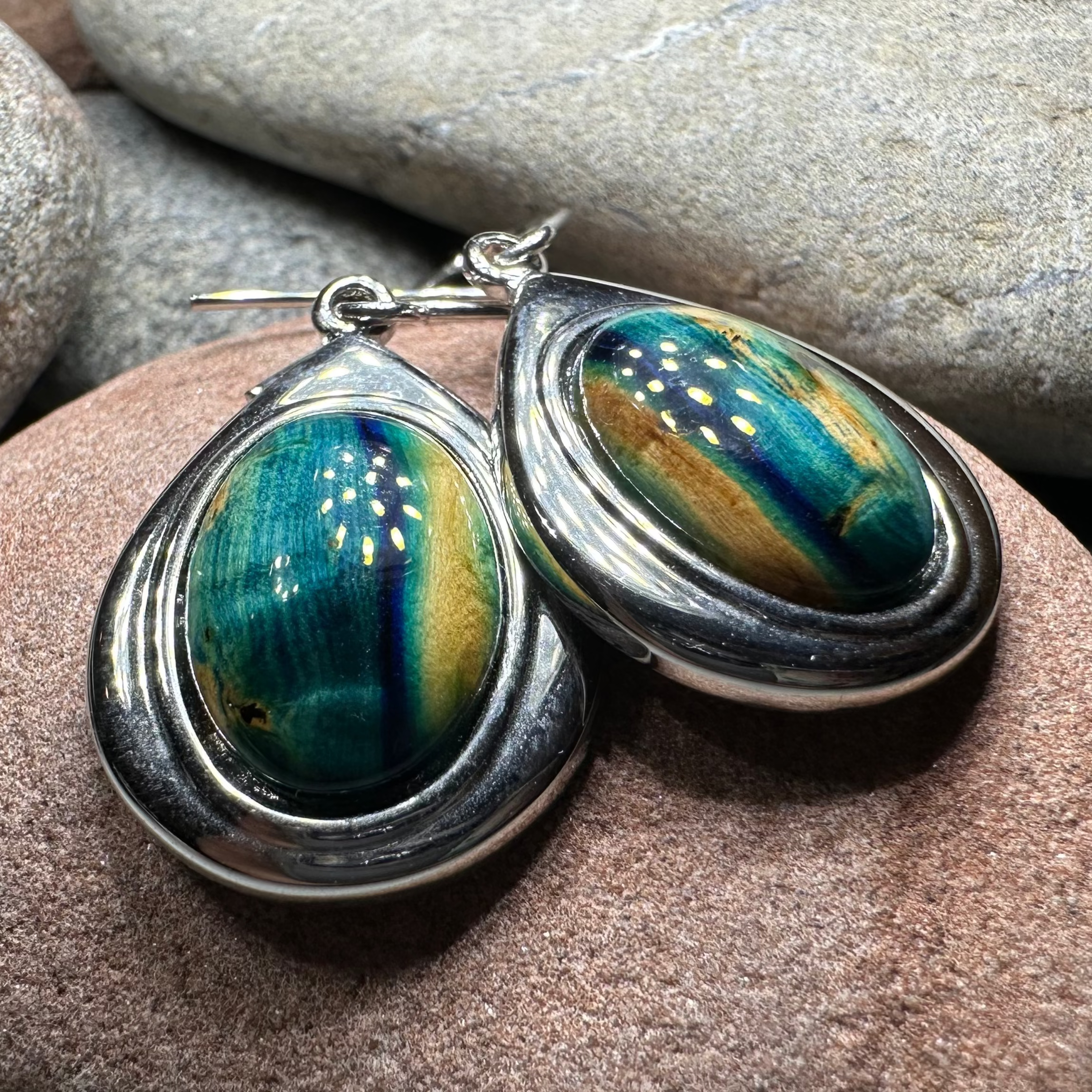 Heathergems Teardrop Earrings - Handmade in Scotland