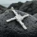 Kildare Irish Saint Brigid's Cross Necklace - Made in Ireland