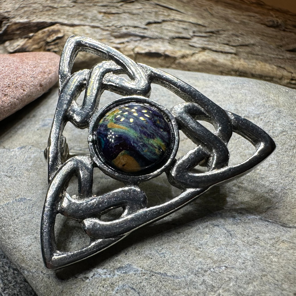 Heathergems Pictish Celtic Knot Brooch - Handmade in Scotland