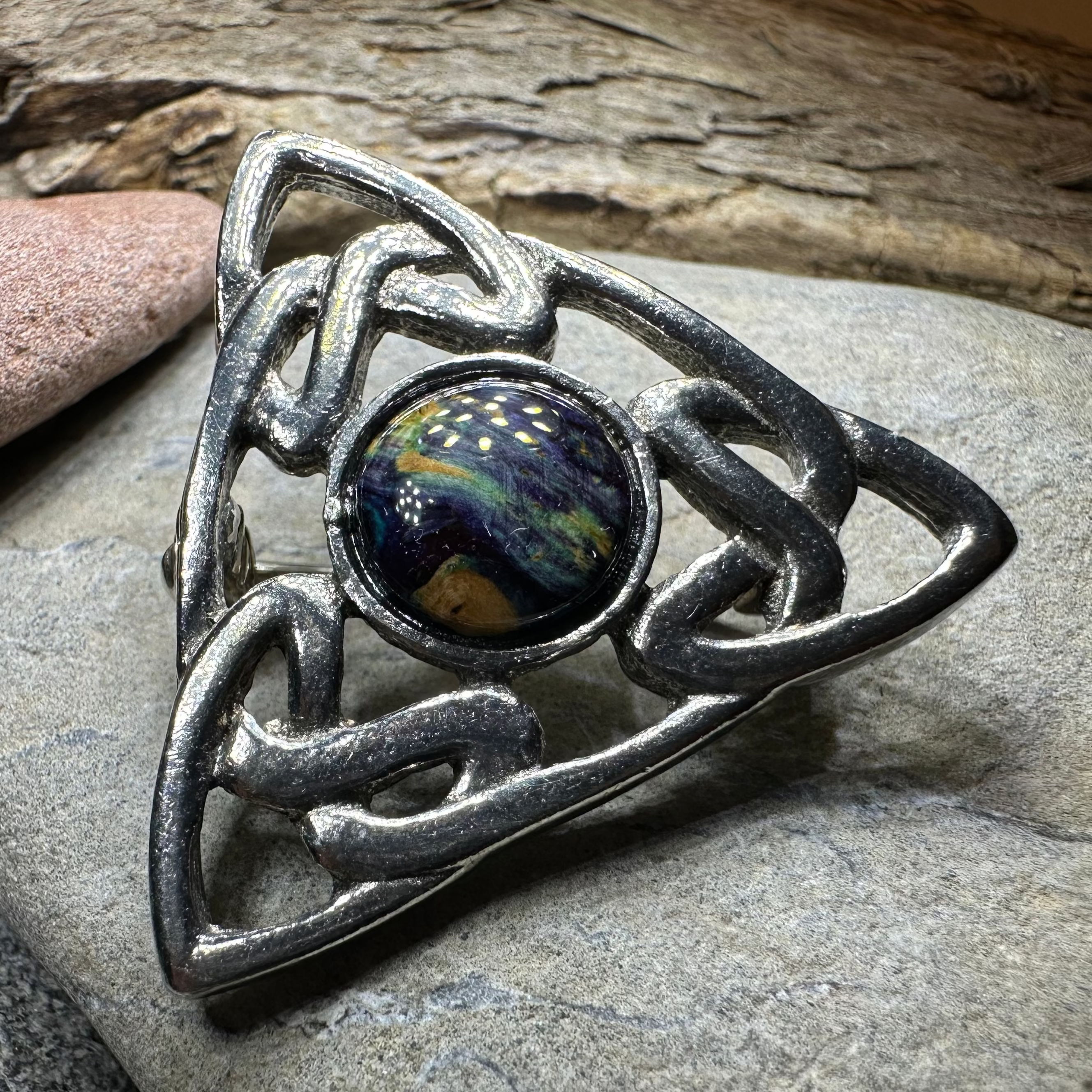 Heathergems Pictish Celtic Knot Brooch - Handmade in Scotland