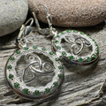 Makailyn Trinity Knot Leverback Earrings - Made in Ireland