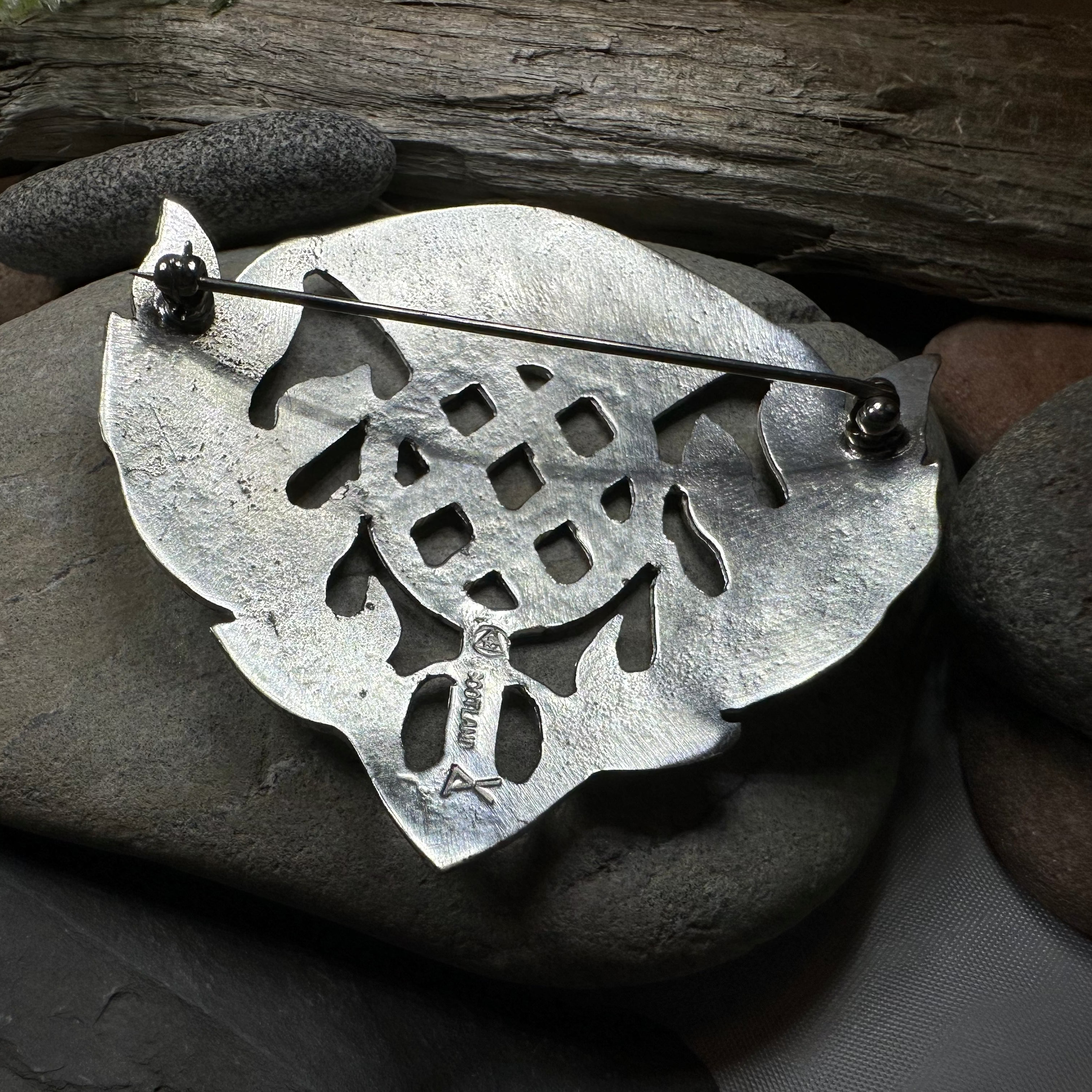 Large Scottish Thistle Brooch - Handmade in Scotland