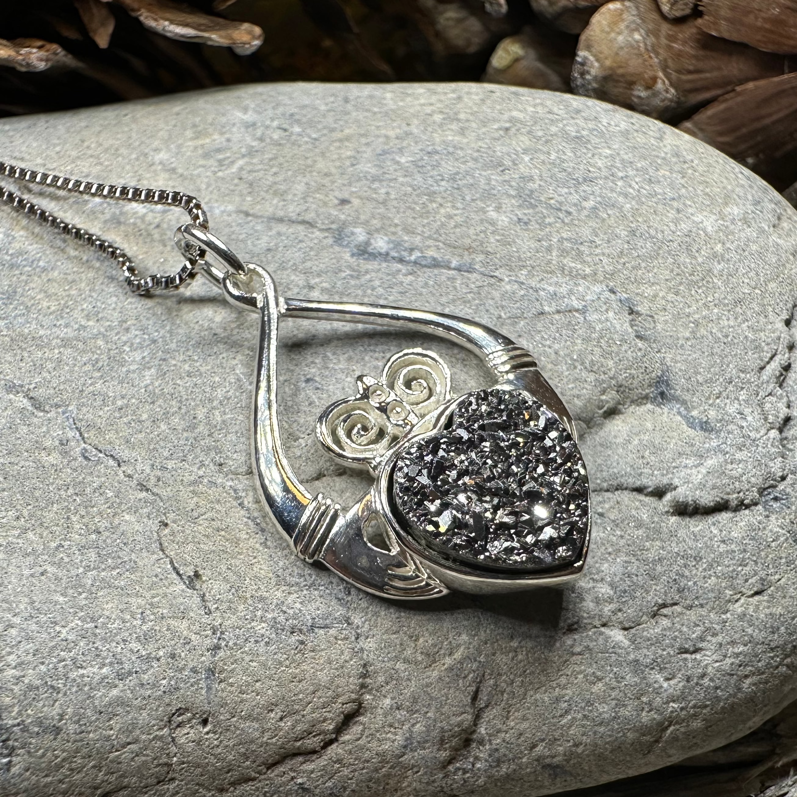 Juliet Irish Claddagh Necklace - Handmade in Ireland