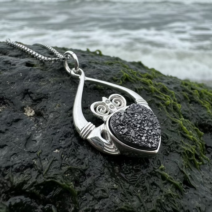 Juliet Irish Claddagh Necklace - Handmade in Ireland