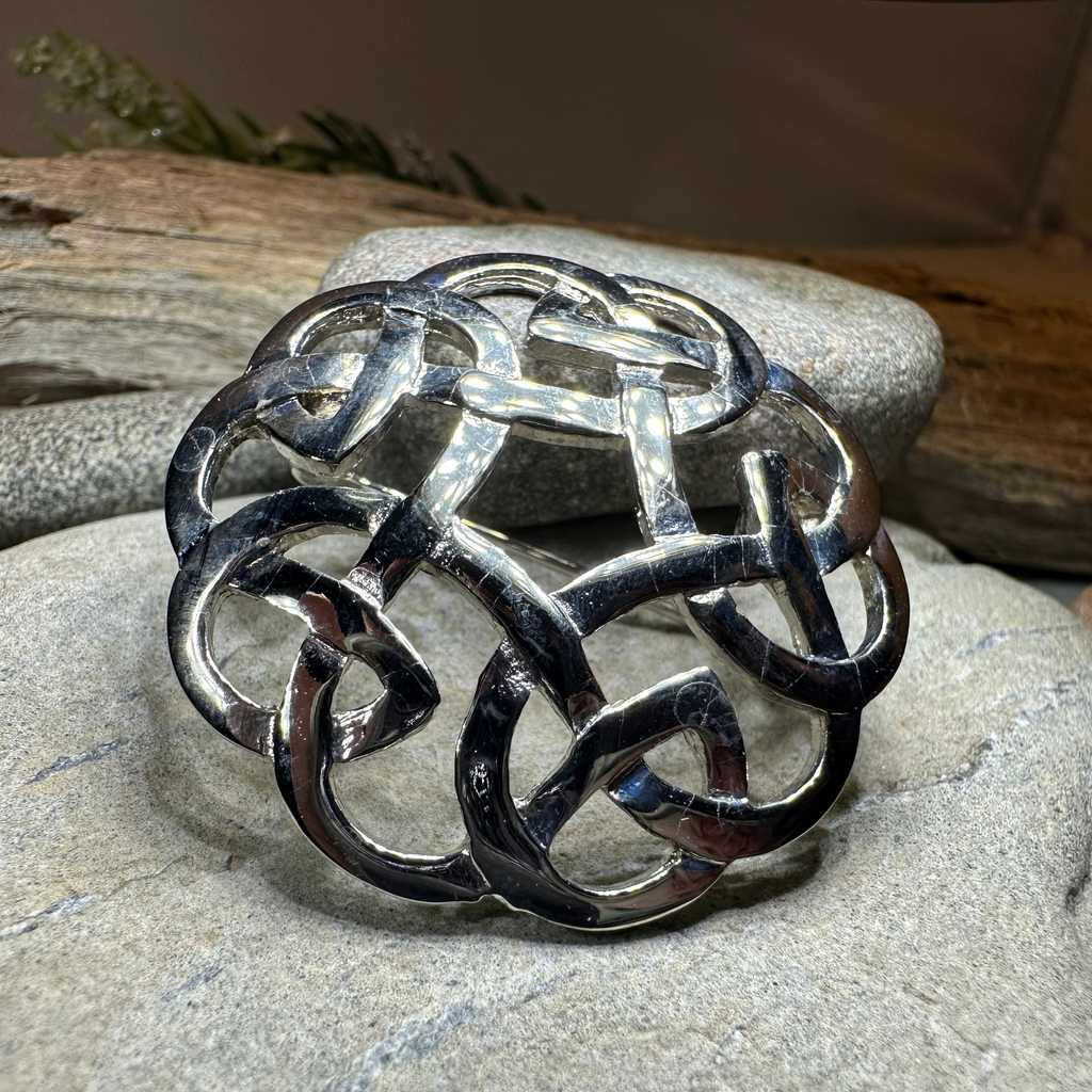 Argyle Celtic Knot Brooch - Handmade in Scotland