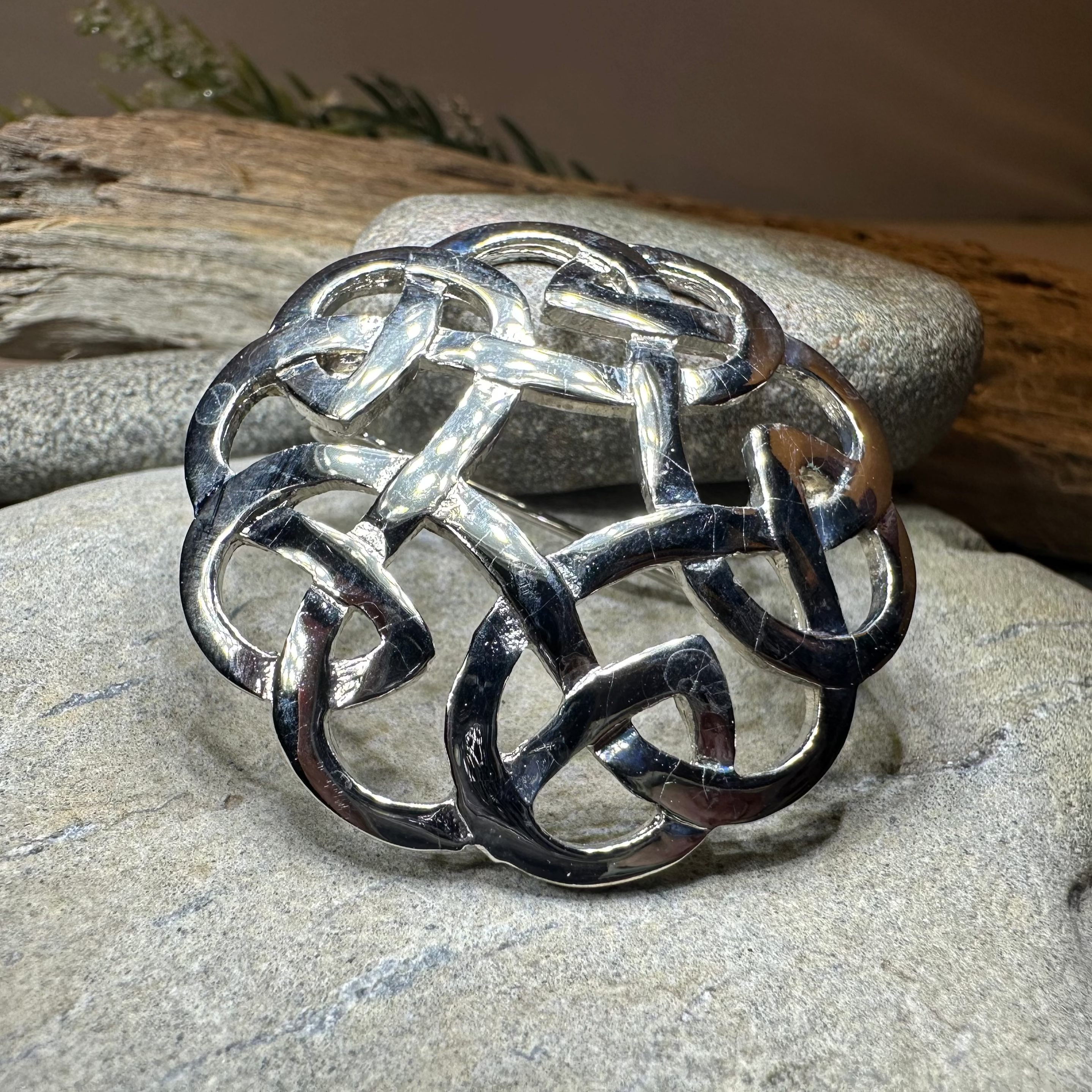 Argyle Celtic Knot Brooch - Handmade in Scotland