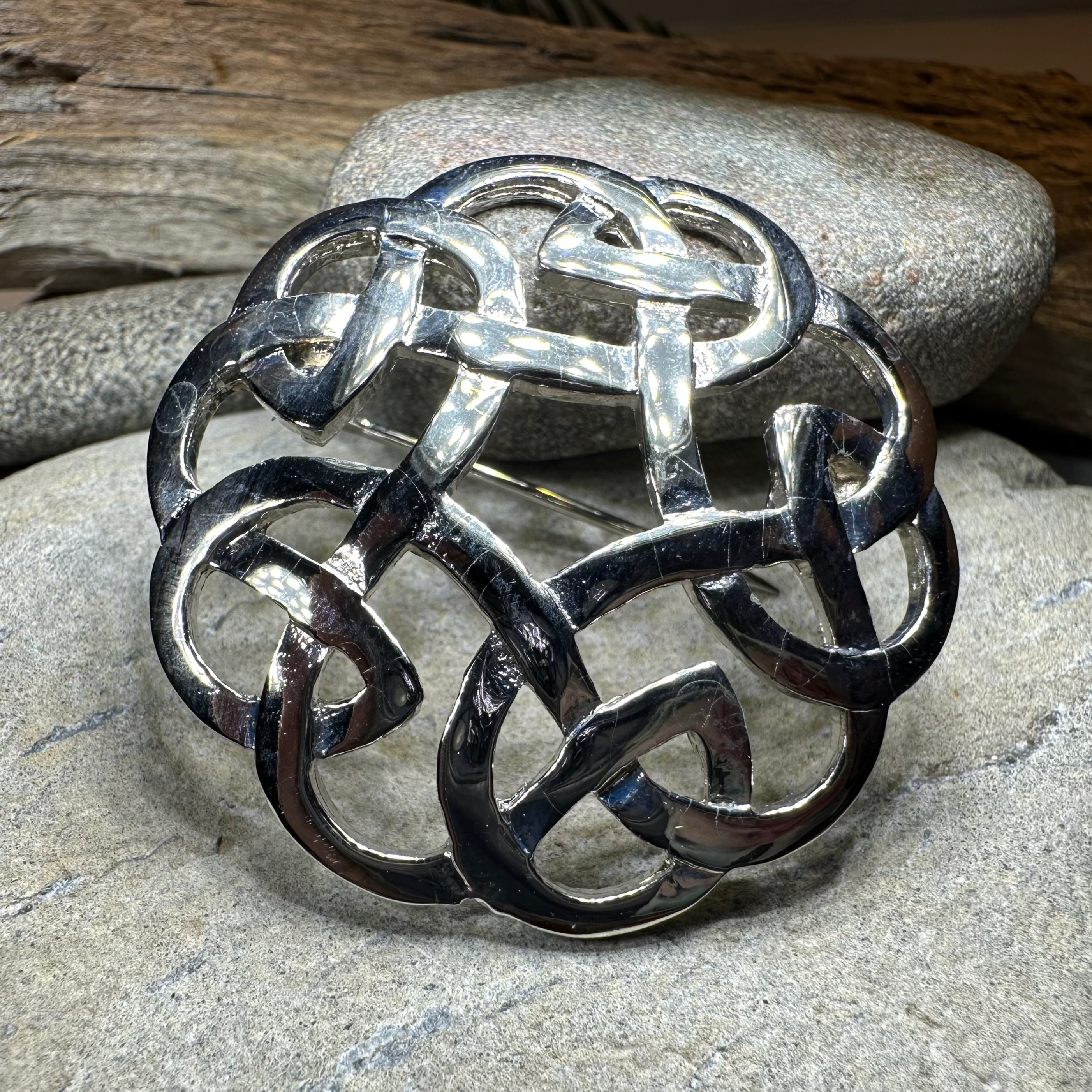 Argyle Celtic Knot Brooch - Handmade in Scotland