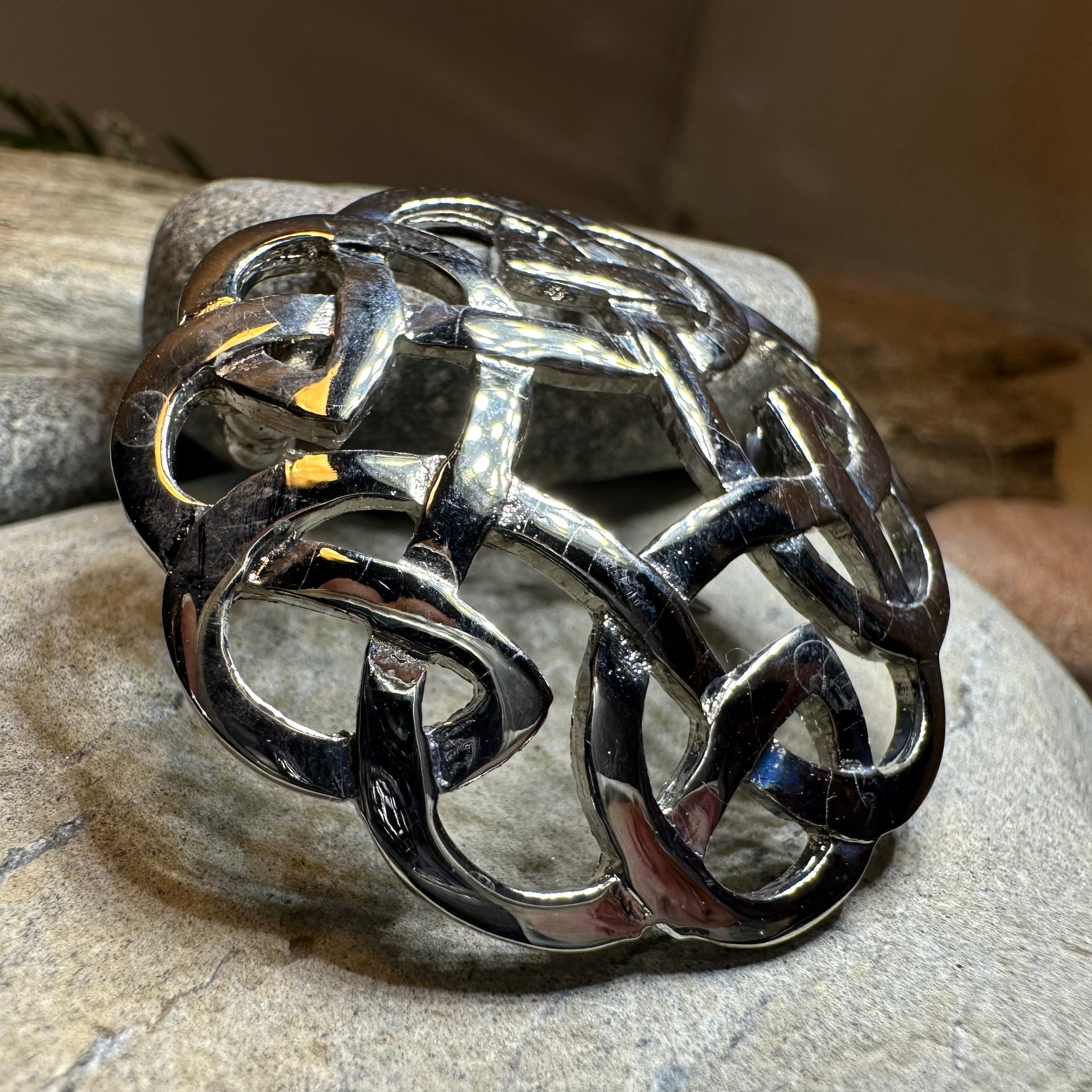 Argyle Celtic Knot Brooch - Handmade in Scotland