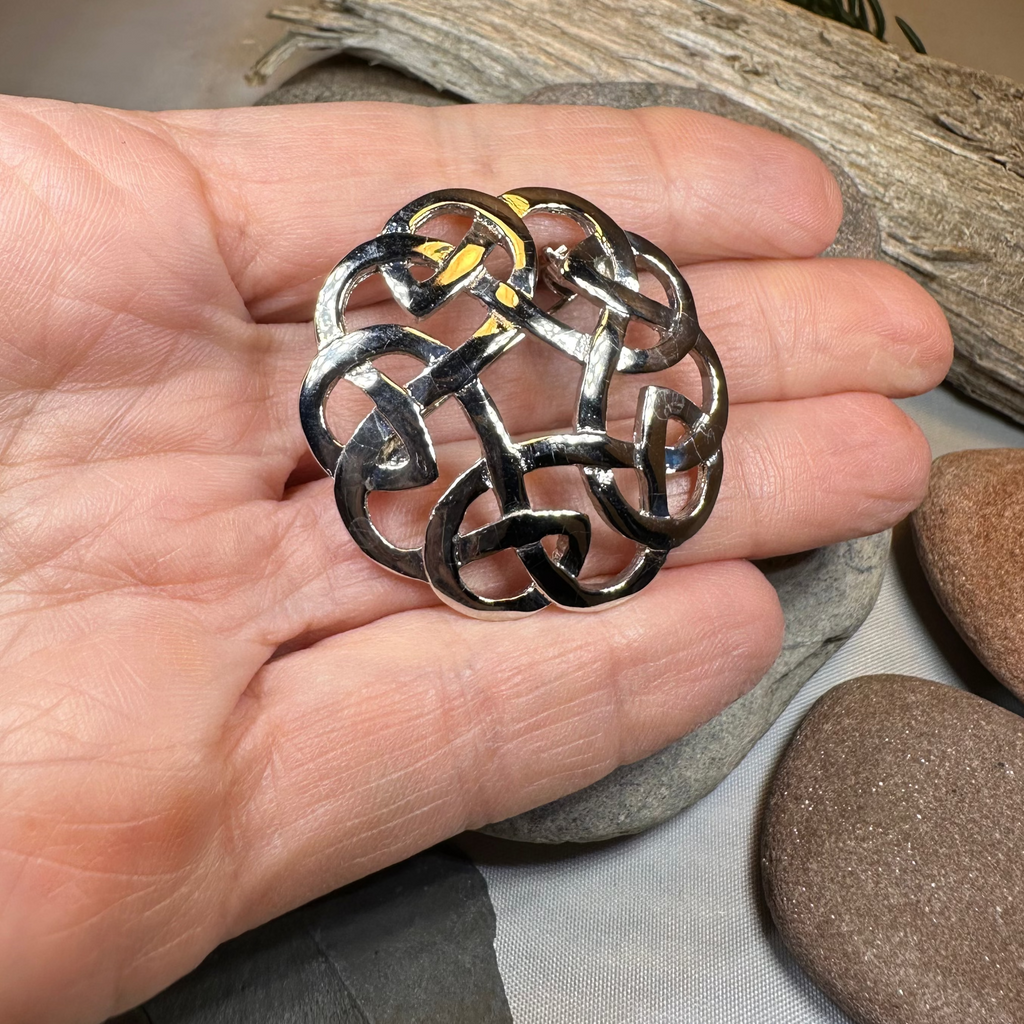 Argyle Celtic Knot Brooch - Handmade in Scotland