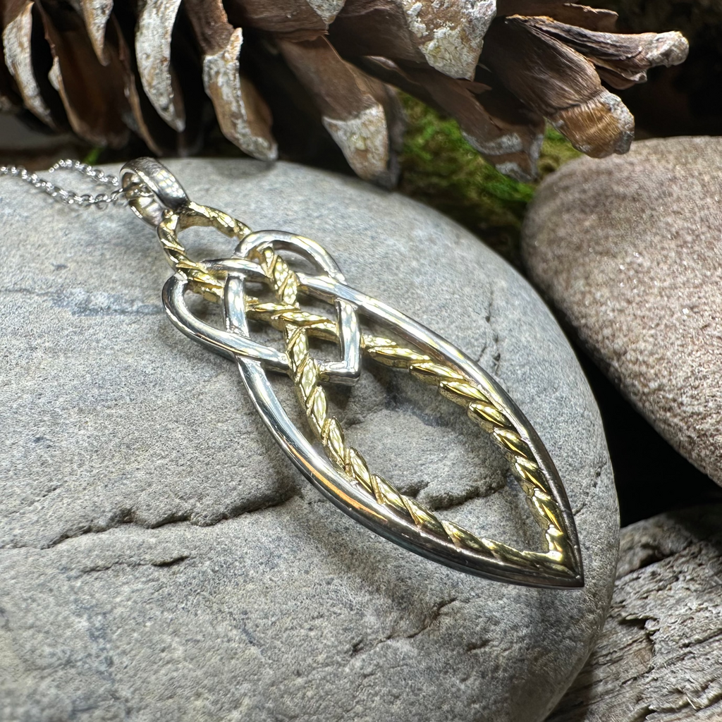 Seadream Celtic Knot Necklace - Handmade in Ireland