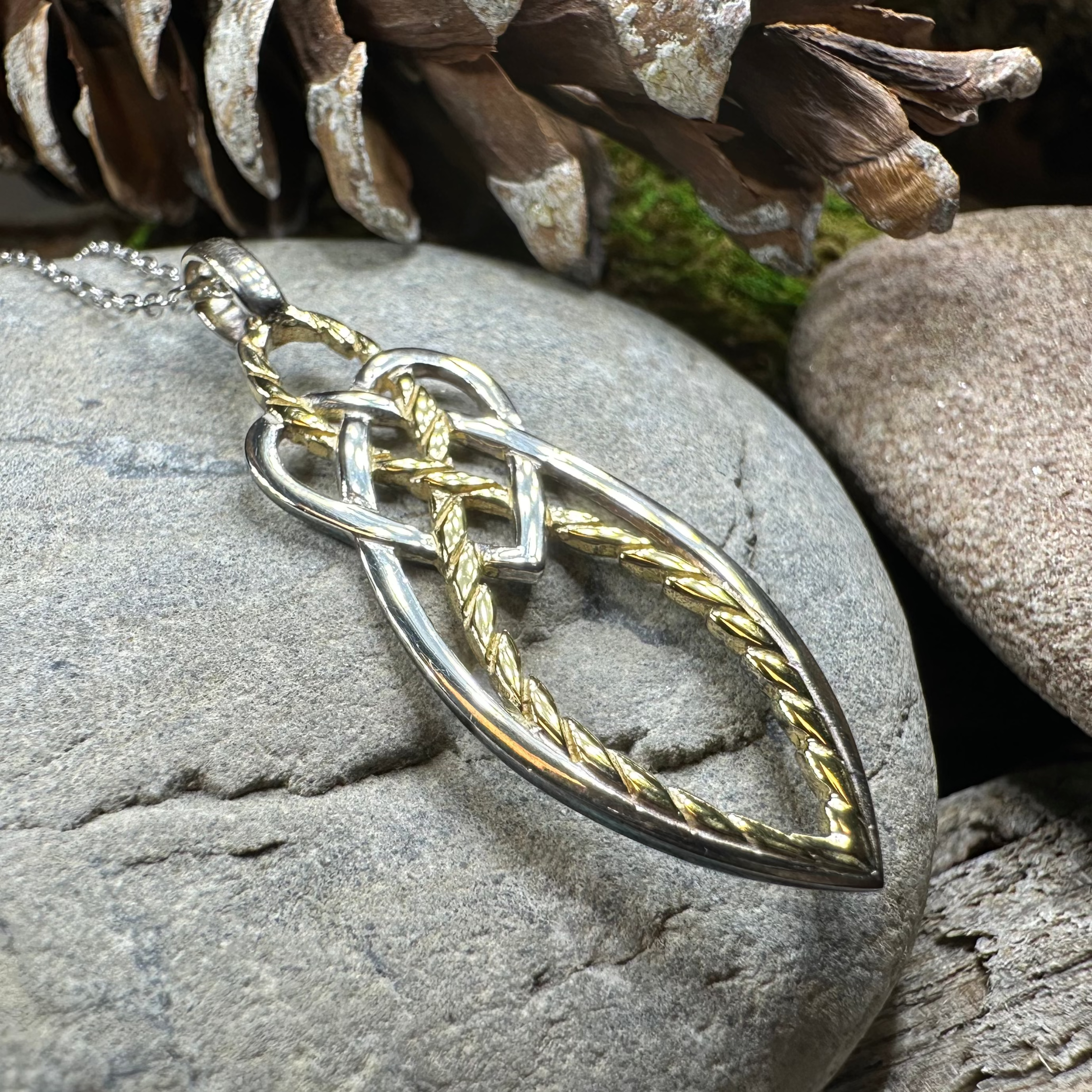 Seadream Celtic Knot Necklace - Handmade in Ireland