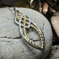 Seadream Celtic Knot Necklace - Handmade in Ireland