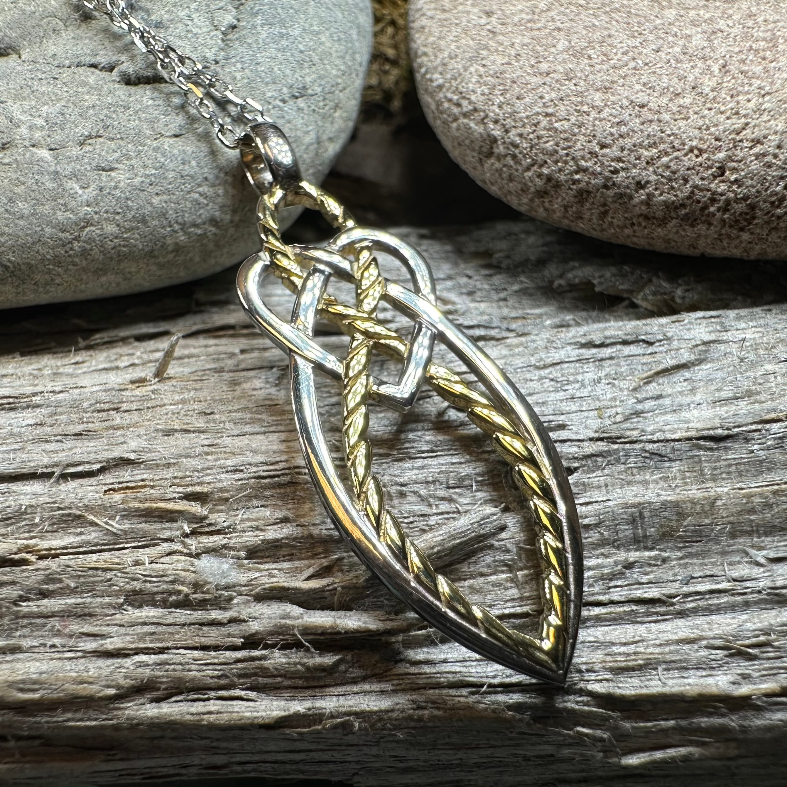 Seadream Celtic Knot Necklace - Handmade in Ireland