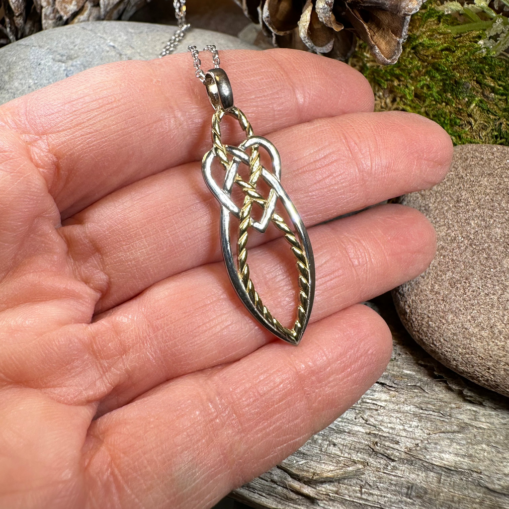 Seadream Celtic Knot Necklace - Handmade in Ireland
