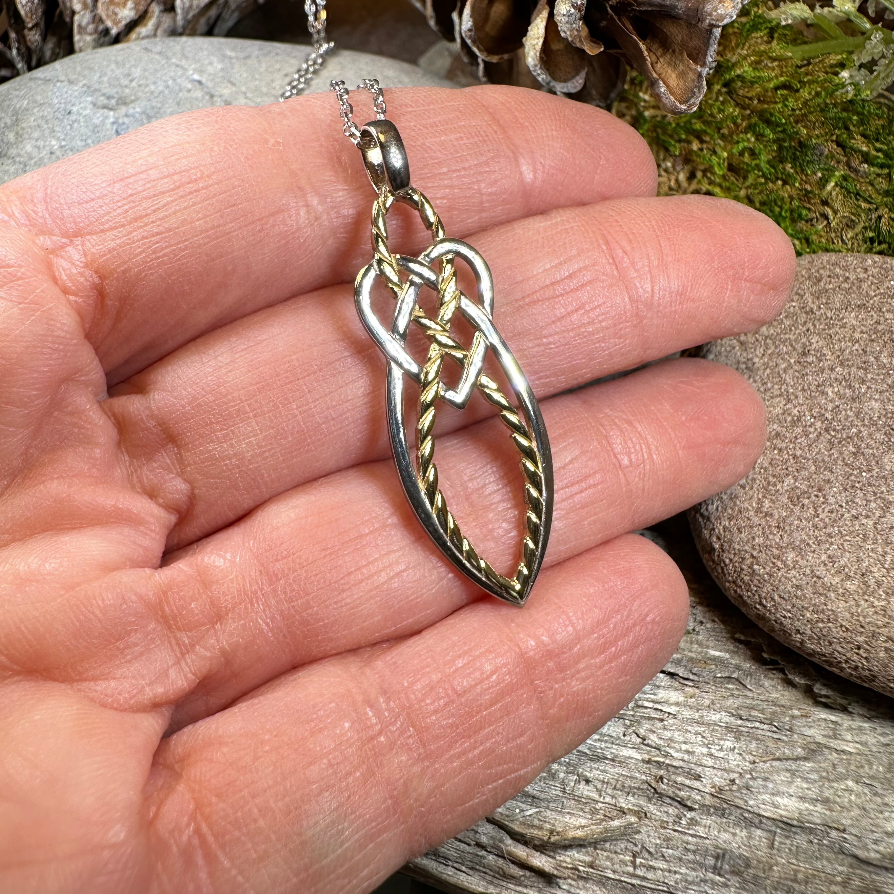 Seadream Celtic Knot Necklace - Handmade in Ireland