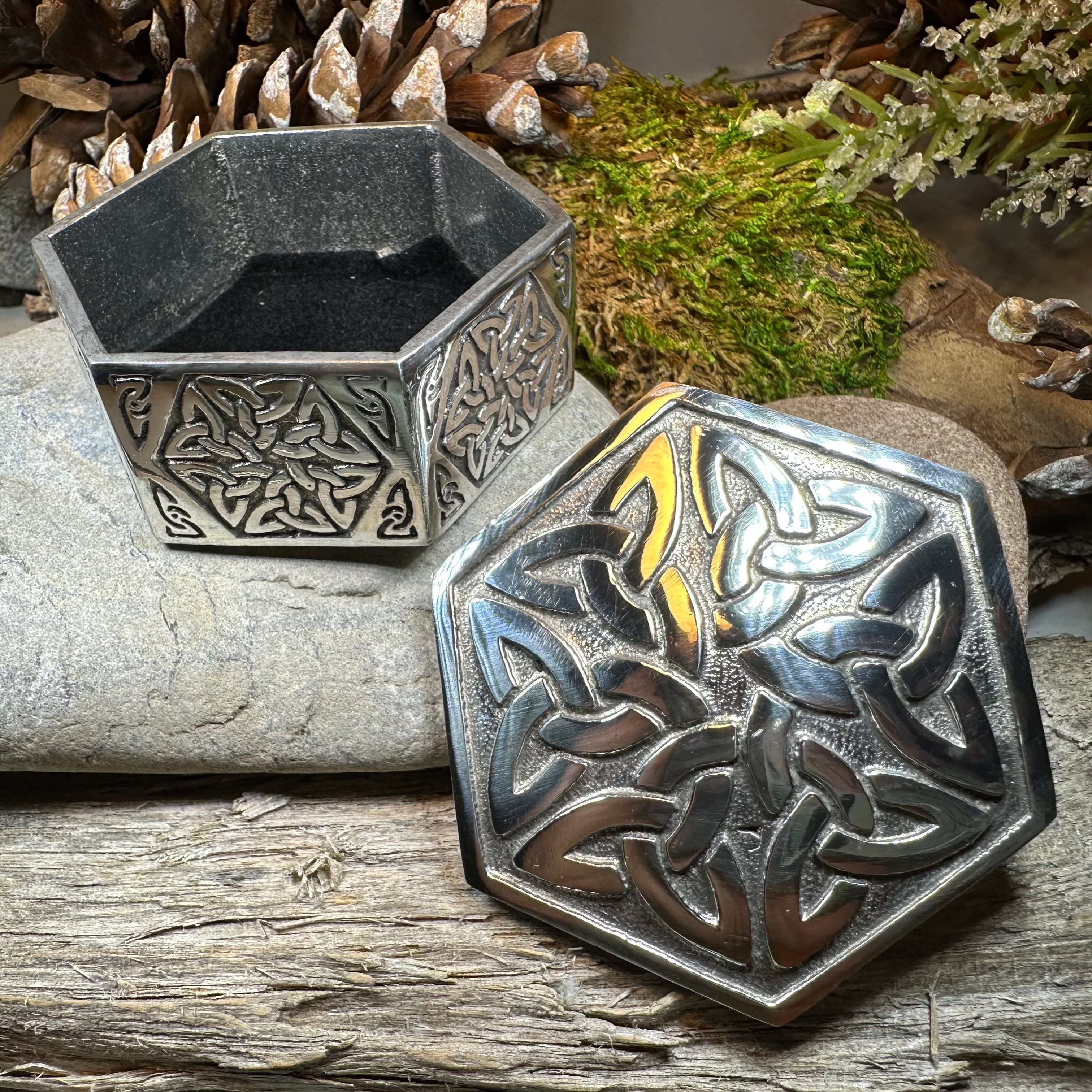 Trinity Knot Celtic Trinket Box
